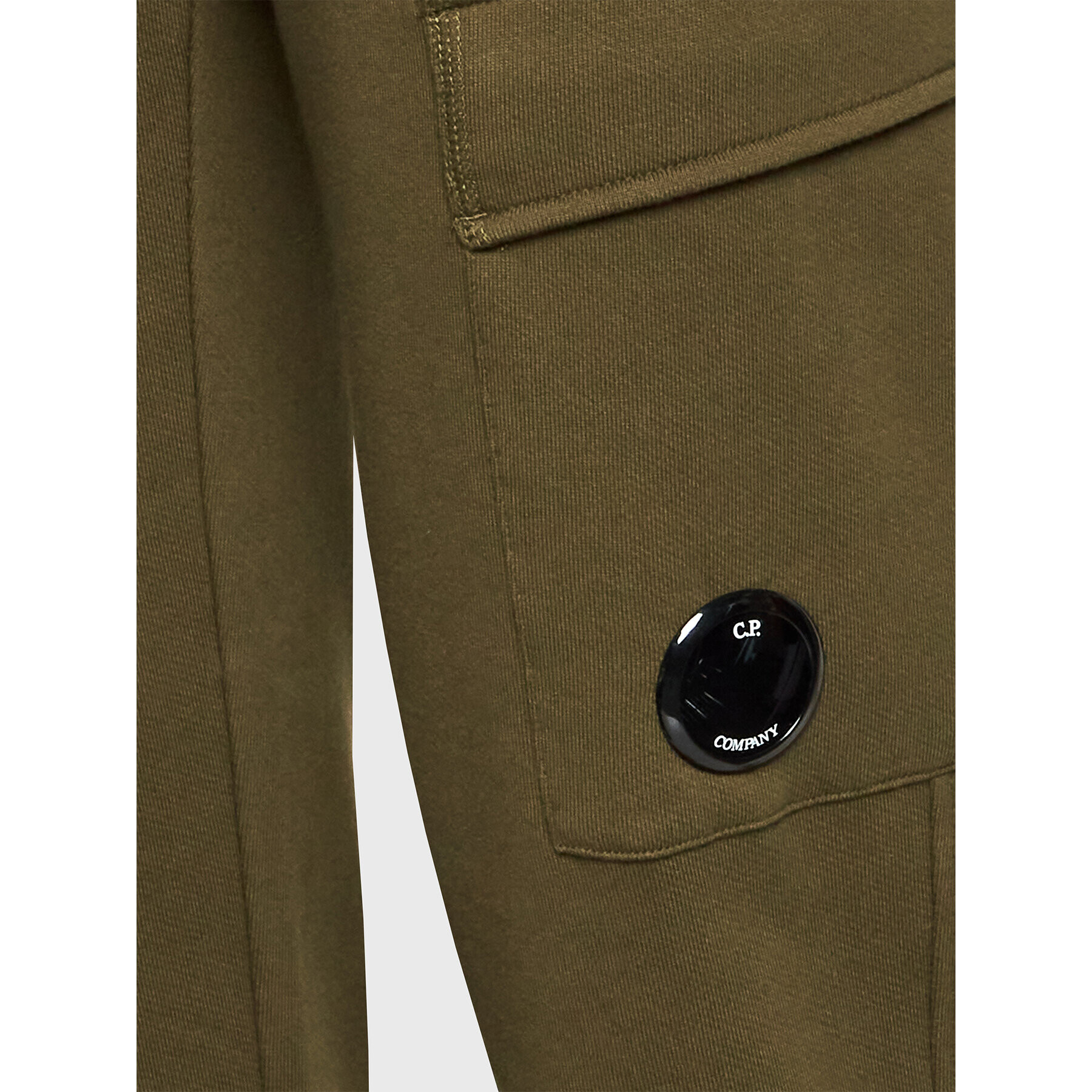 C.P. Company Долнище анцуг Diagonal Raised 13CMSP017A 005086W Зелен Regular Fit - Pepit.bg