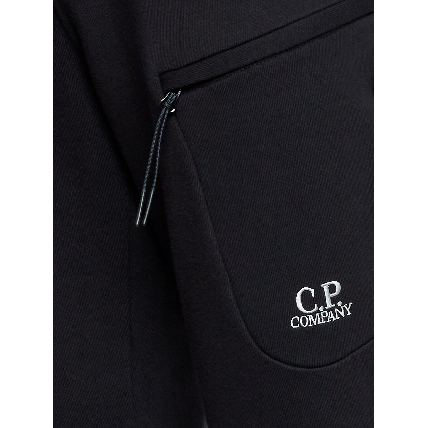 C.P. Company Долнище анцуг Diagonal Raised Fleece 13CMSP058A 005086W Черен Regular Fit - Pepit.bg