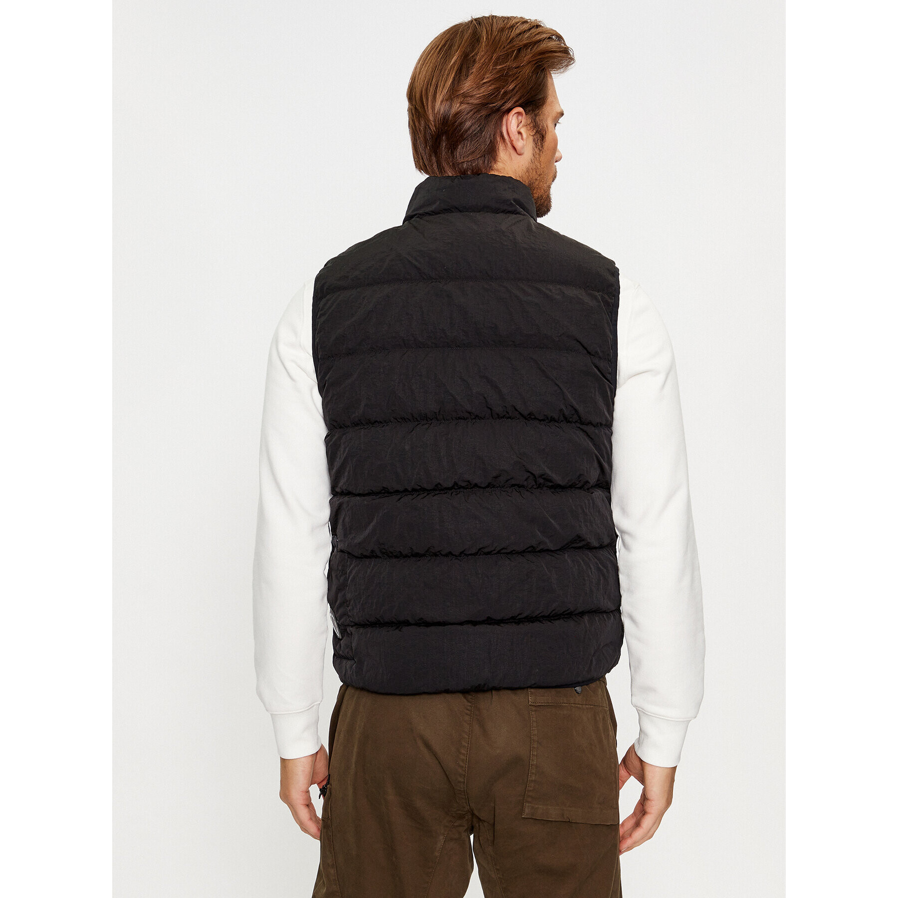C.P. Company Елек Down Vest 15CMOW030A 006369G Черен Regular Fit - Pepit.bg