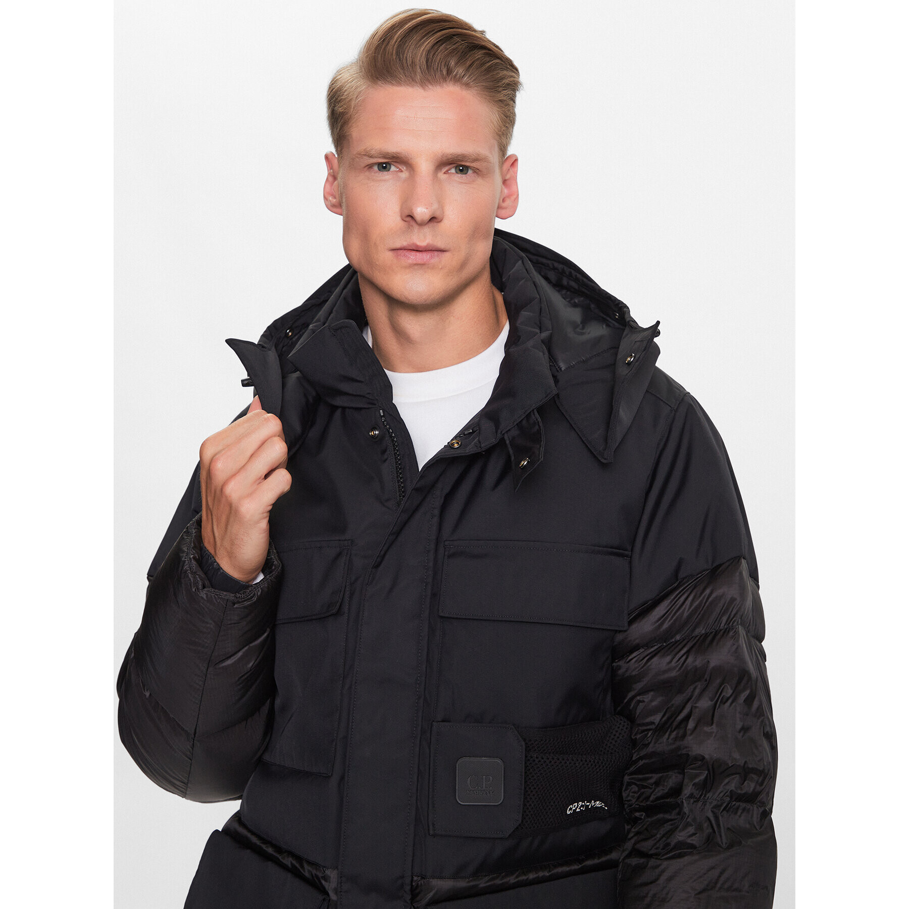 C.P. Company Парка Dynatec 13CMOW036A 006352M Черен Regular Fit - Pepit.bg