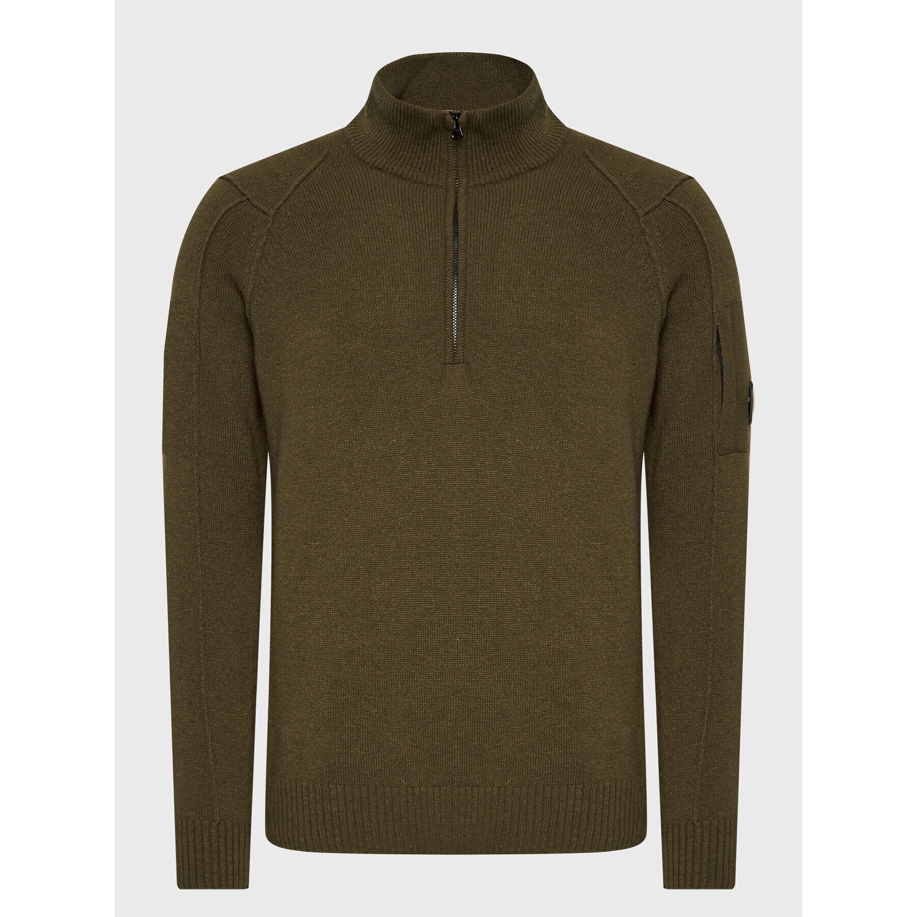 C.P. Company Пуловер 13CMKN099A 005504A Зелен Regular Fit - Pepit.bg