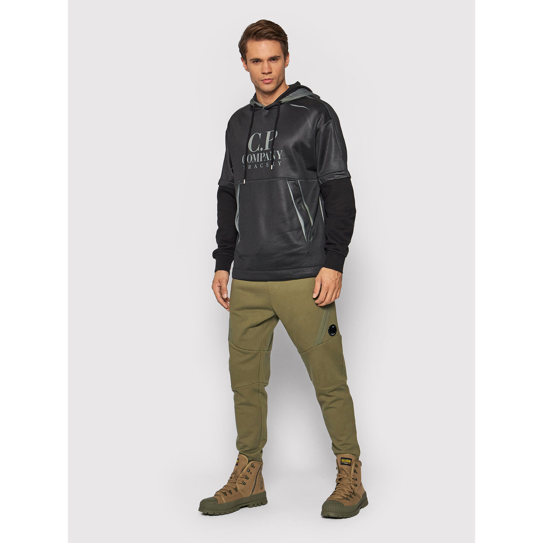 C.P. Company Суитшърт 11CMSS205A 006198P Черен Regular Fit - Pepit.bg