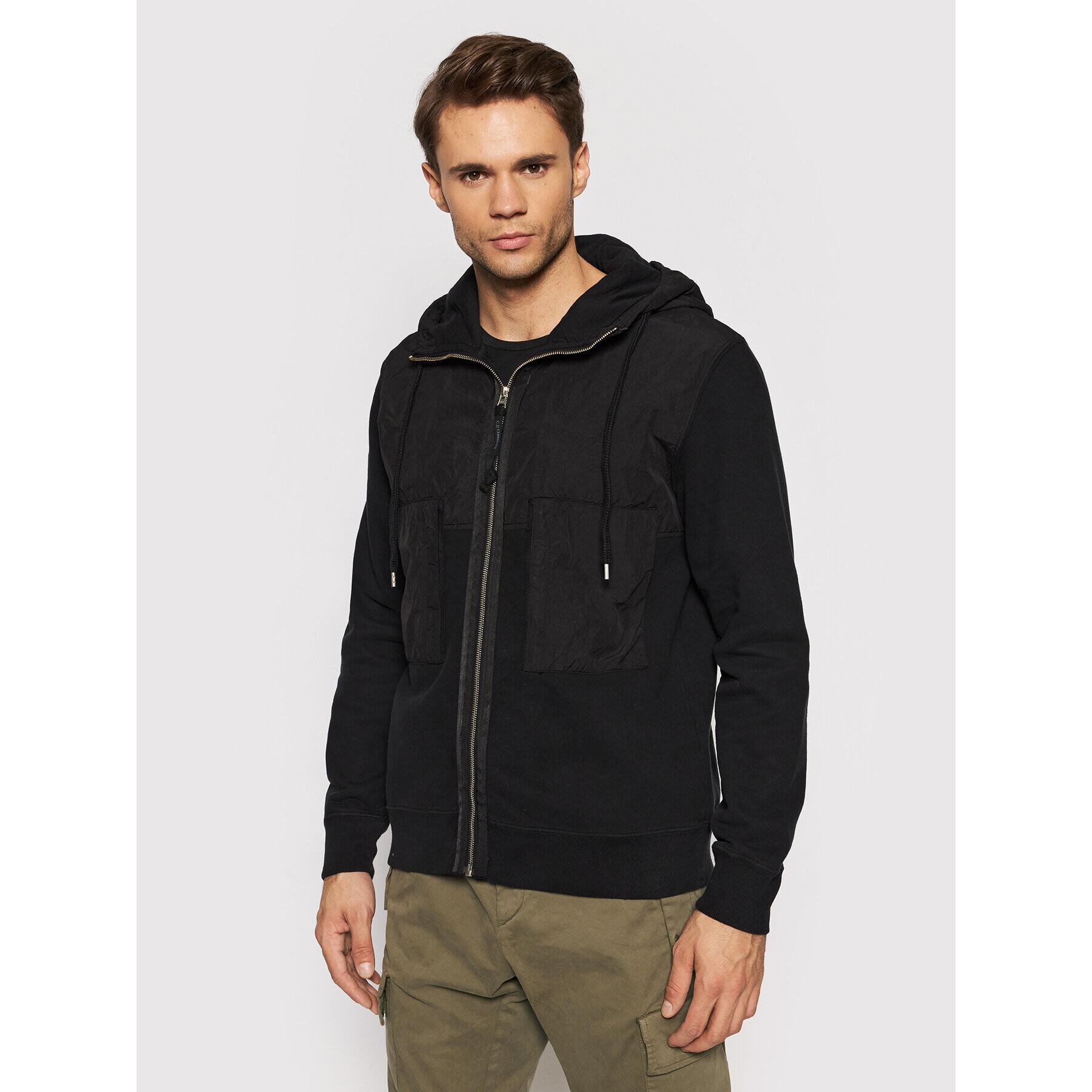 C.P. Company Суитшърт Diagonal 11CMSS281A006090M Черен Regular Fit - Pepit.bg