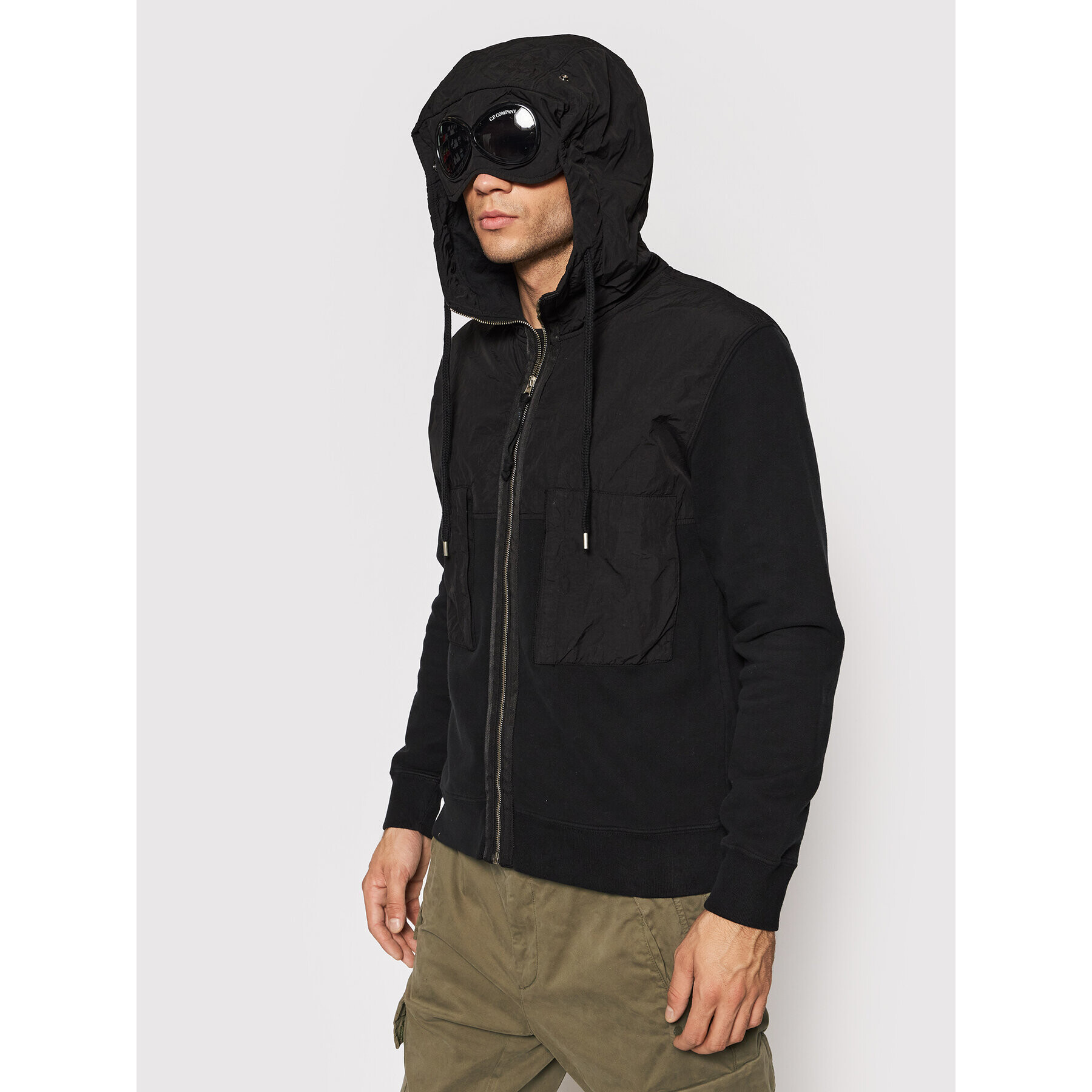 C.P. Company Суитшърт Diagonal 11CMSS281A006090M Черен Regular Fit - Pepit.bg