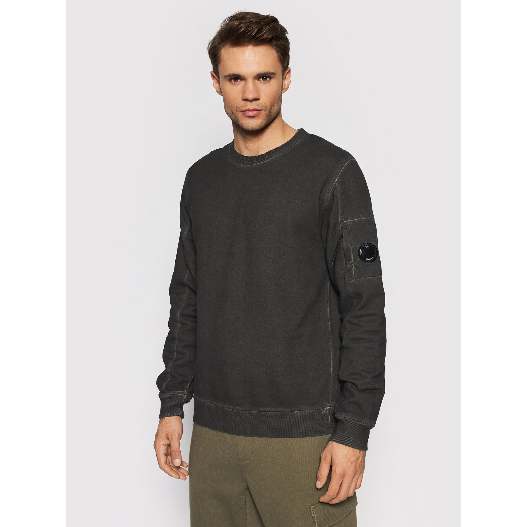 C.P. Company Суитшърт Diagonal 11CMSS310A006090S Черен Regular Fit - Pepit.bg