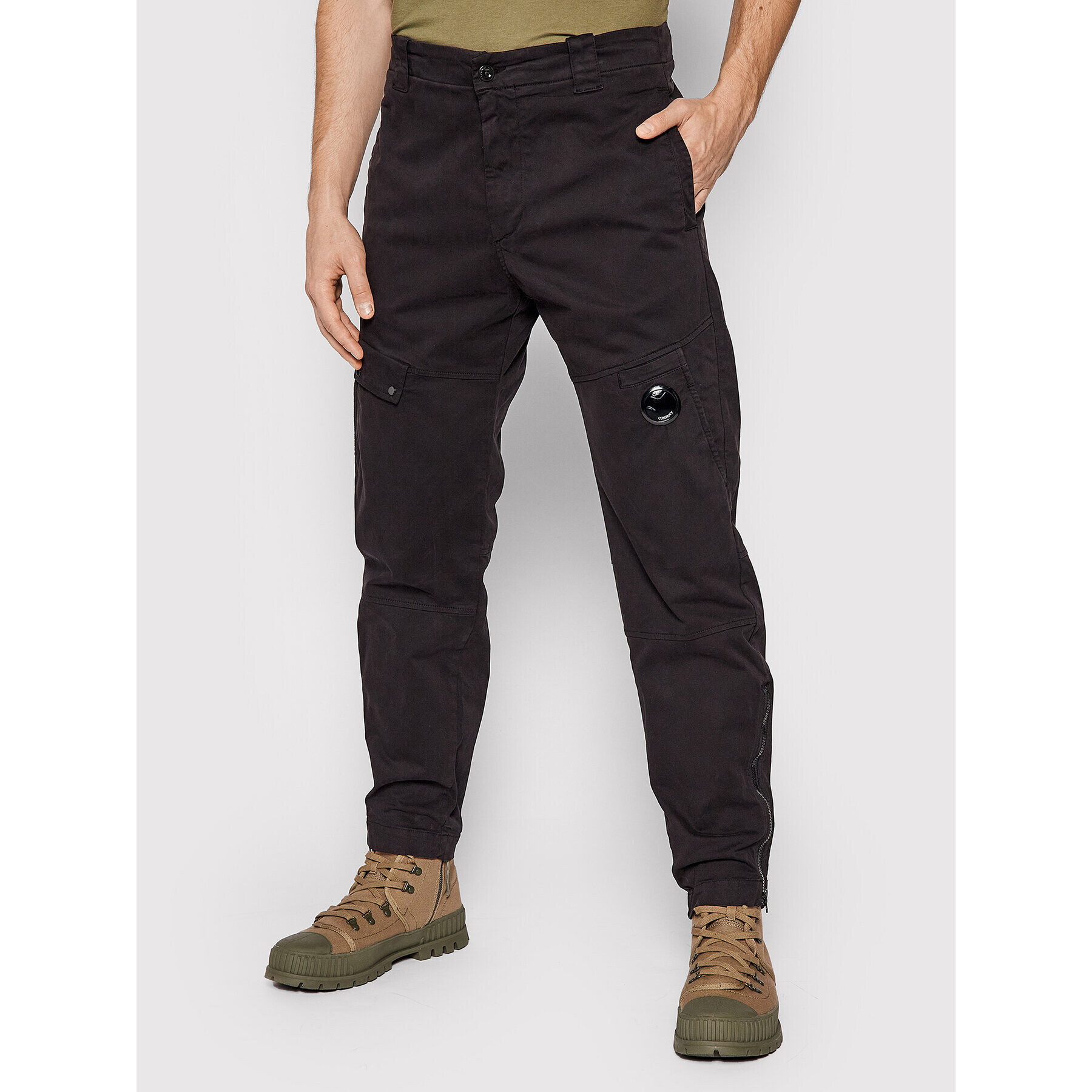 C.P. Company Текстилни панталони 11CMPA191A 005529G Черен Regular Fit - Pepit.bg