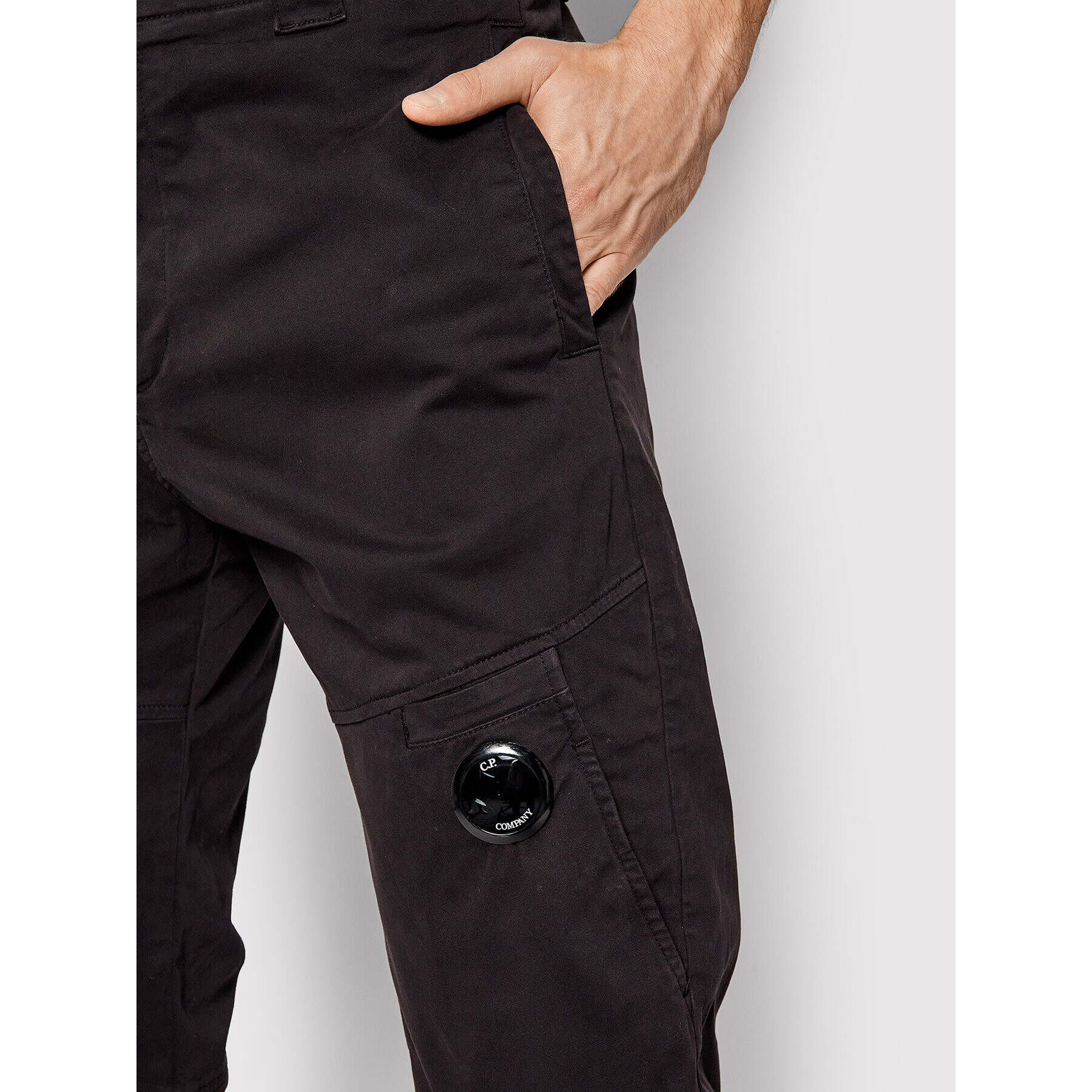 C.P. Company Текстилни панталони 11CMPA191A 005529G Черен Regular Fit - Pepit.bg
