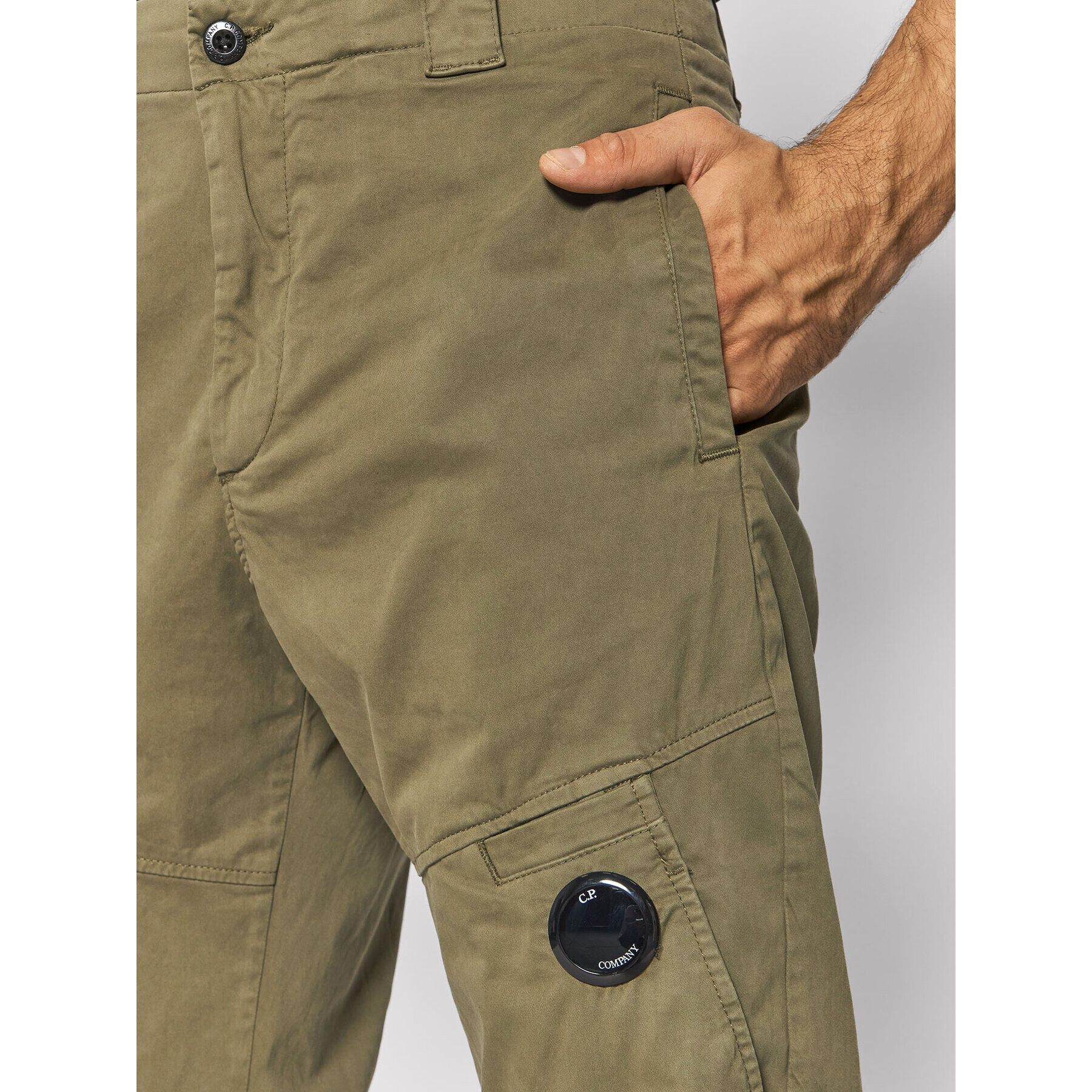 C.P. Company Текстилни панталони 11CMPA191A 005529G Зелен Regular Fit - Pepit.bg