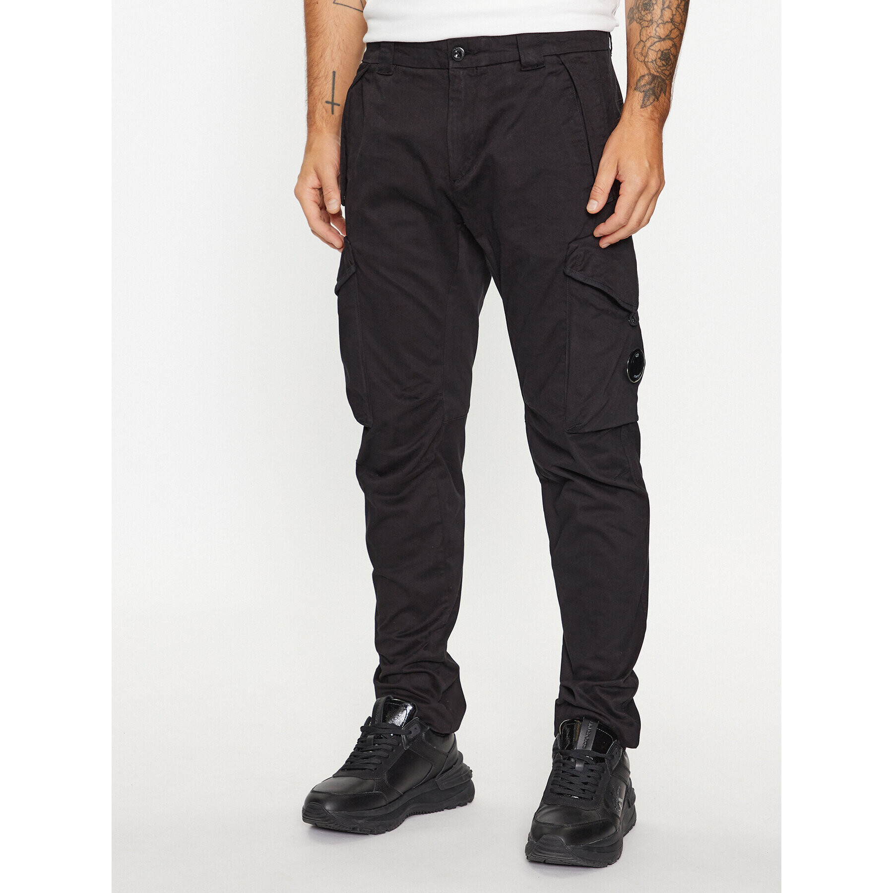 C.P. Company Текстилни панталони 15CMPA058A 005529G Черен Regular Fit - Pepit.bg