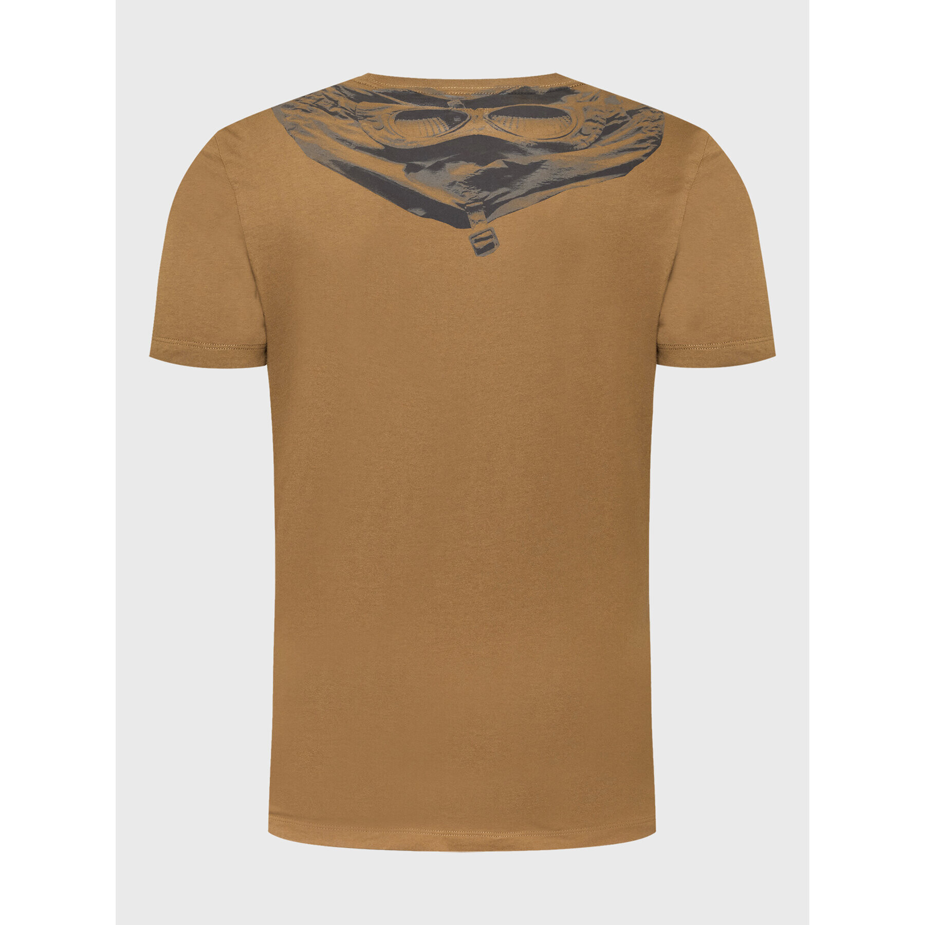 C.P. Company Тишърт 13CMTS044A 005100W Кафяв Regular Fit - Pepit.bg