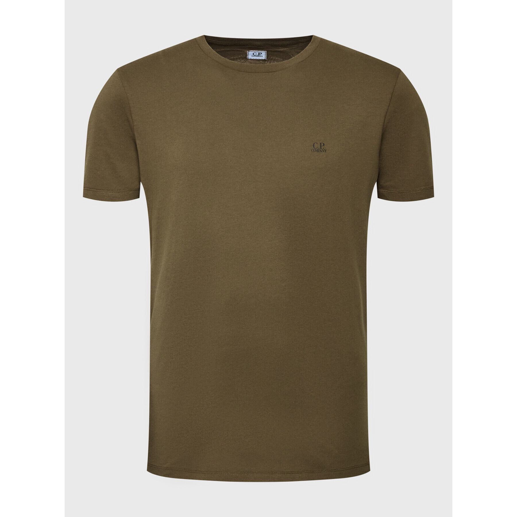 C.P. Company Тишърт 13CMTS044A005100W Зелен Regular Fit - Pepit.bg