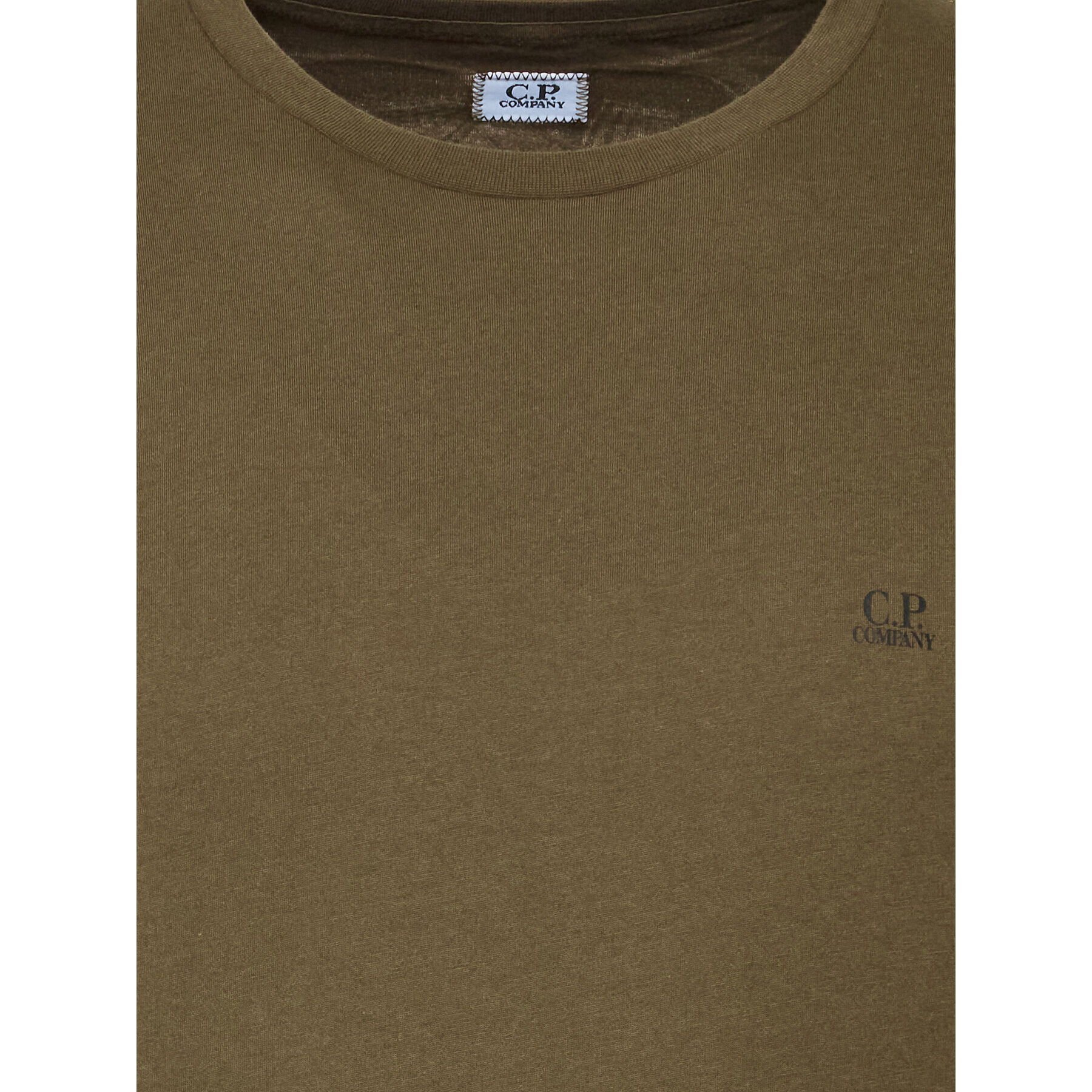 C.P. Company Тишърт 13CMTS044A005100W Зелен Regular Fit - Pepit.bg