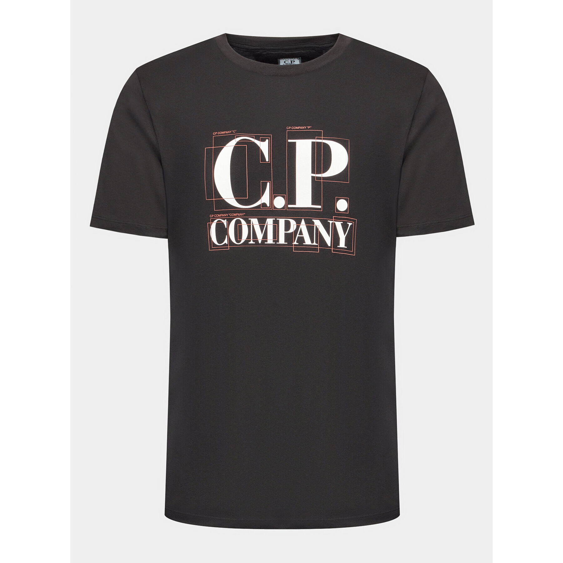 C.P. Company Тишърт 14CMTS189A 005100W Черен Regular Fit - Pepit.bg