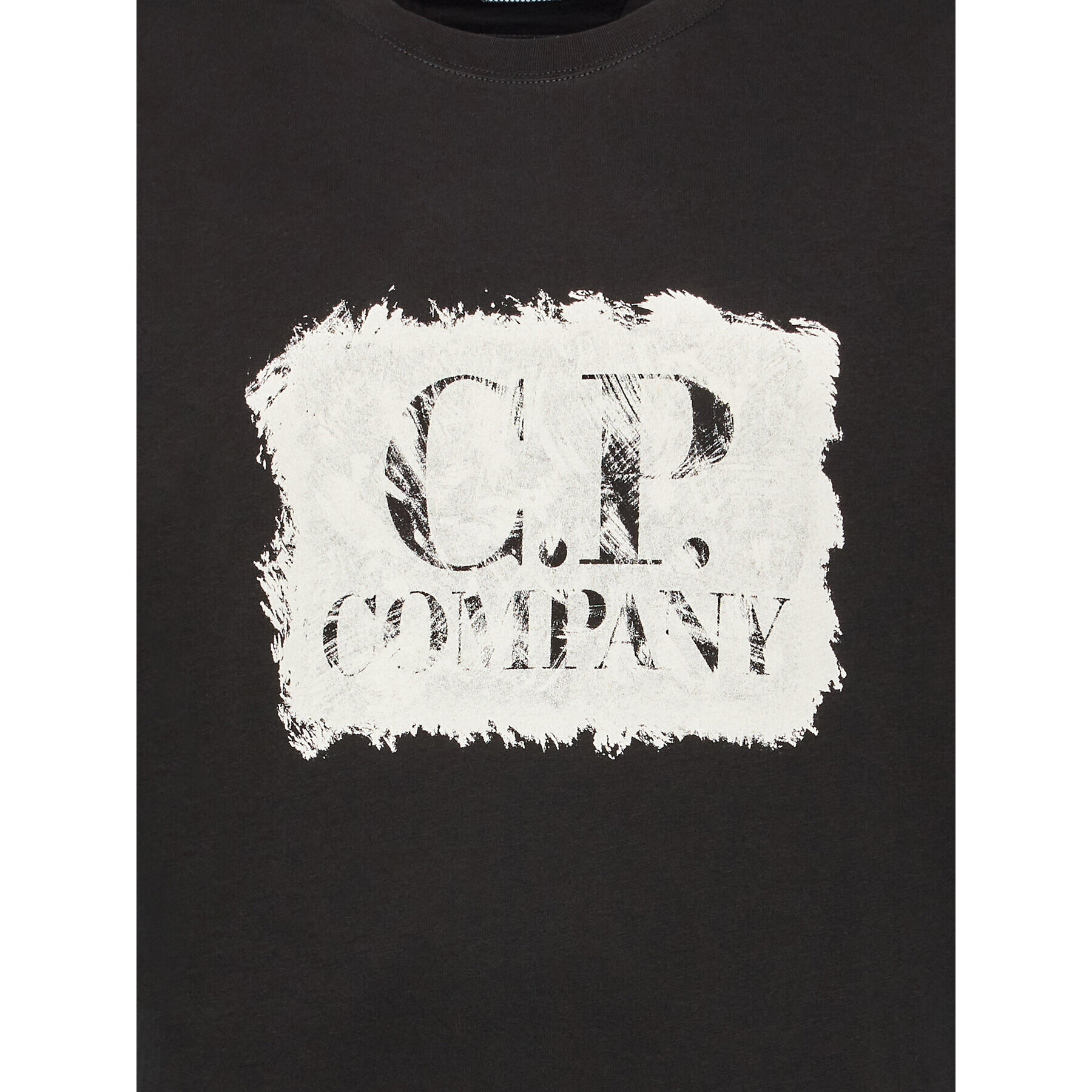 C.P. Company Тишърт 14CMTS192A 006011W Черен Regular Fit - Pepit.bg