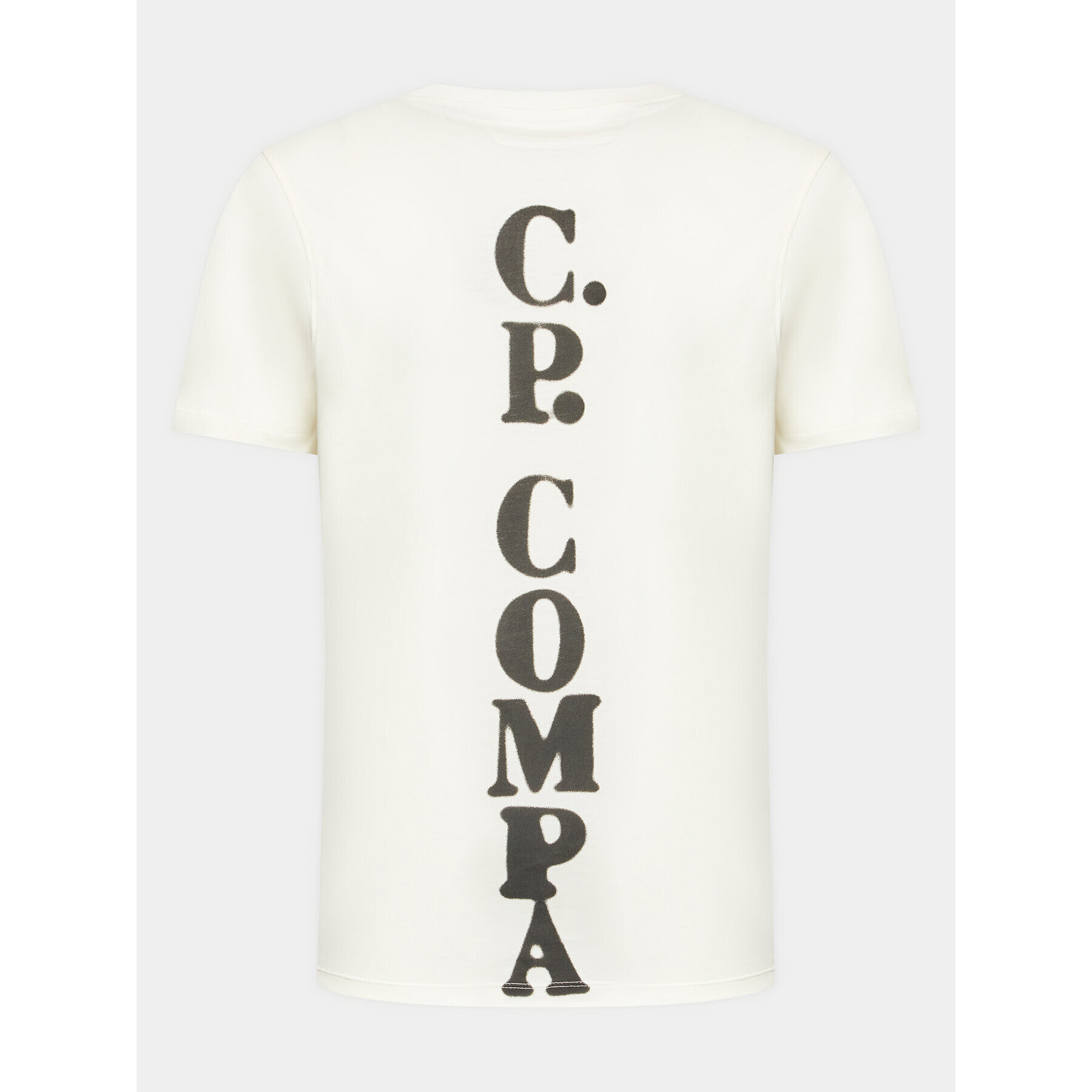 C.P. Company Тишърт 14CMTS242A 006011W Бял Regular Fit - Pepit.bg