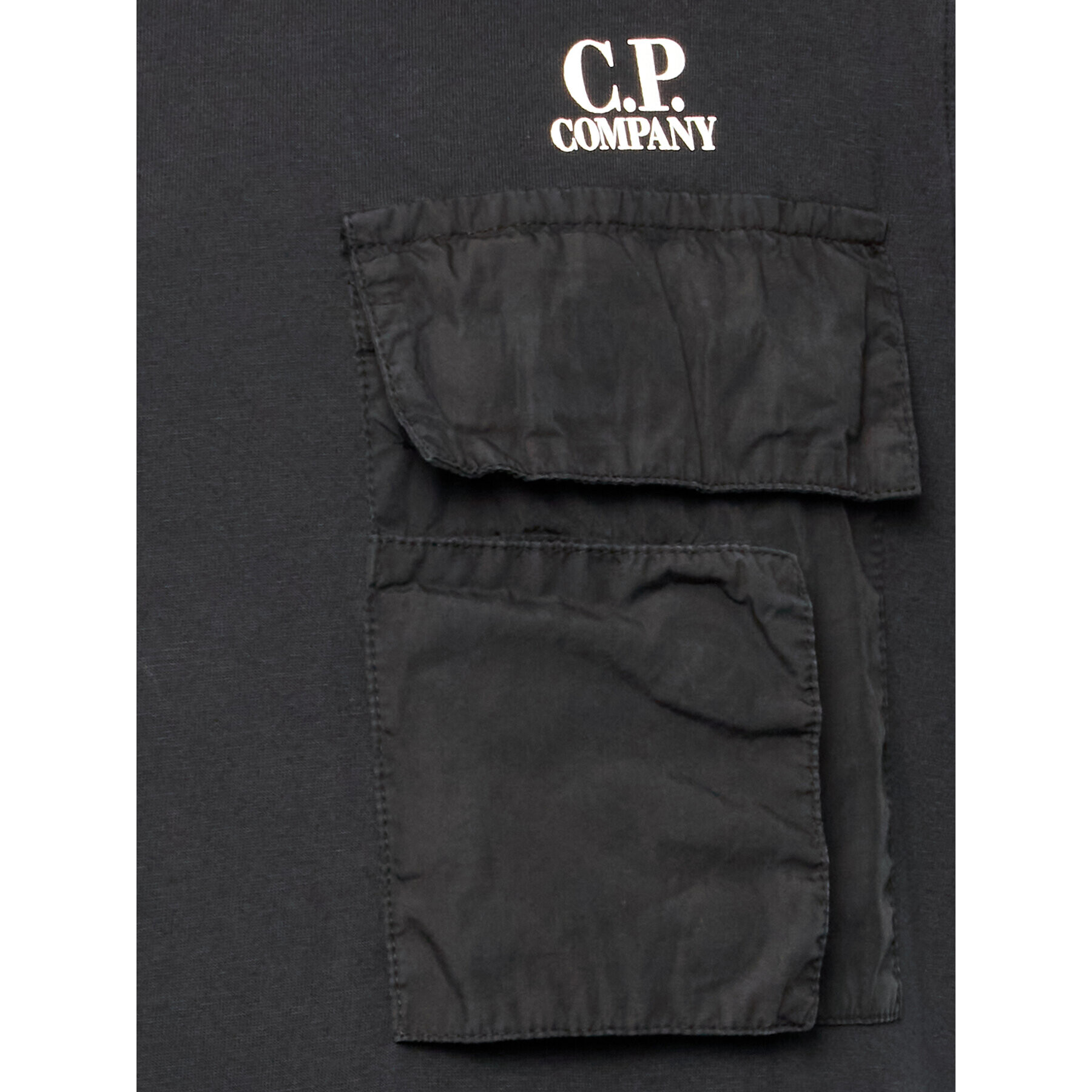 C.P. Company Тишърт 14CMTS315A 005697G Черен Regular Fit - Pepit.bg