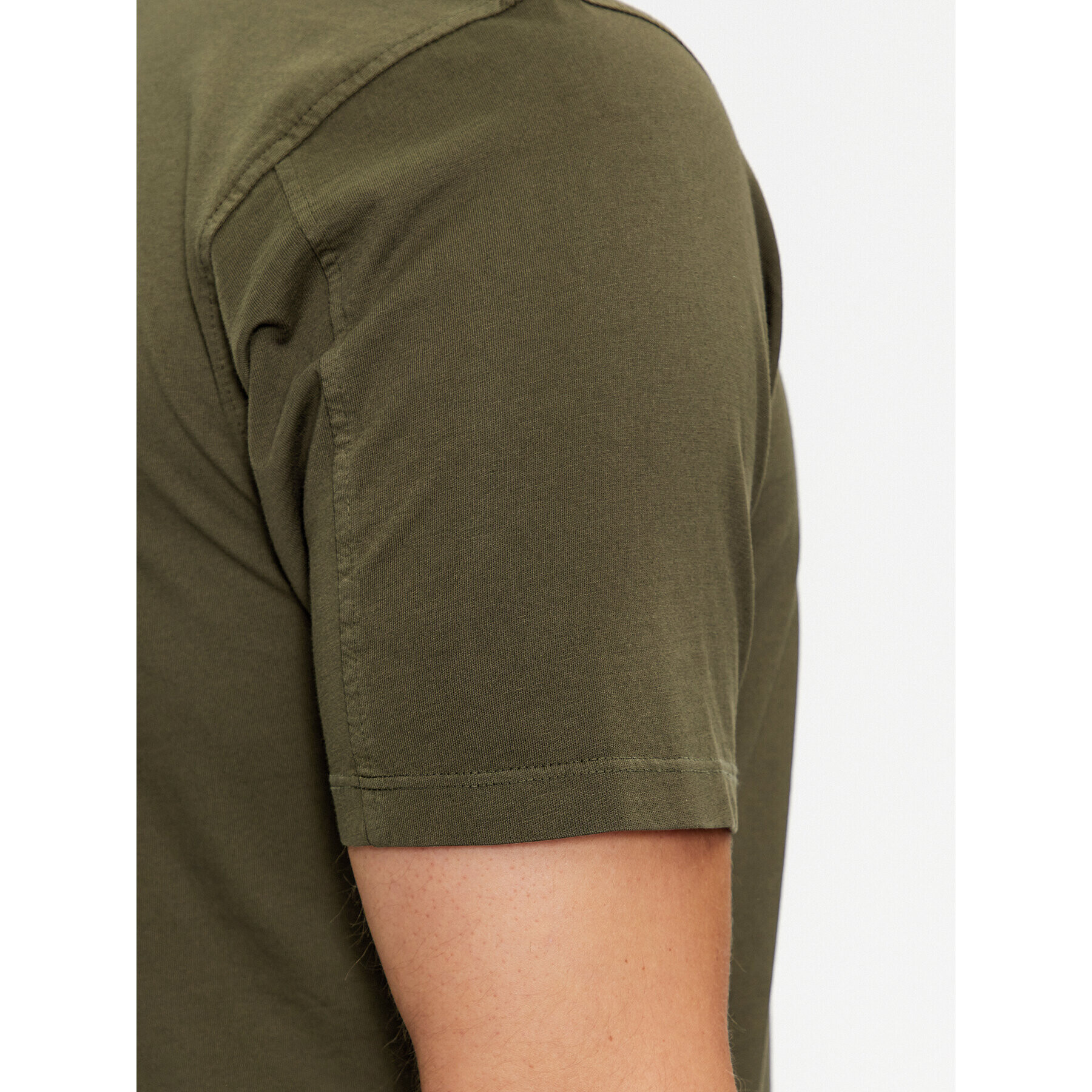 C.P. Company Тишърт 15CMTS107 A005431G Зелен Regular Fit - Pepit.bg