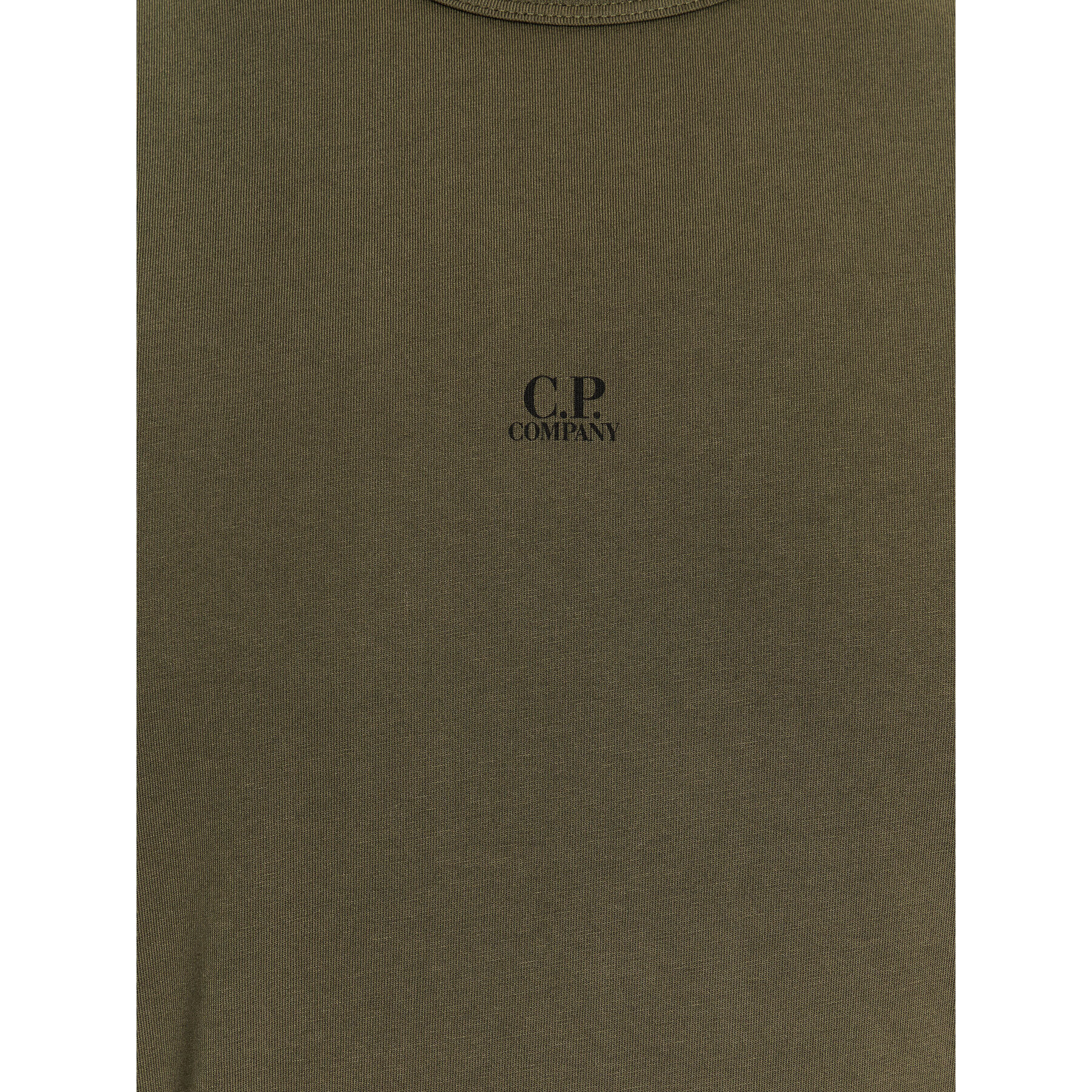 C.P. Company Тишърт 15CMTS107 A005431G Зелен Regular Fit - Pepit.bg