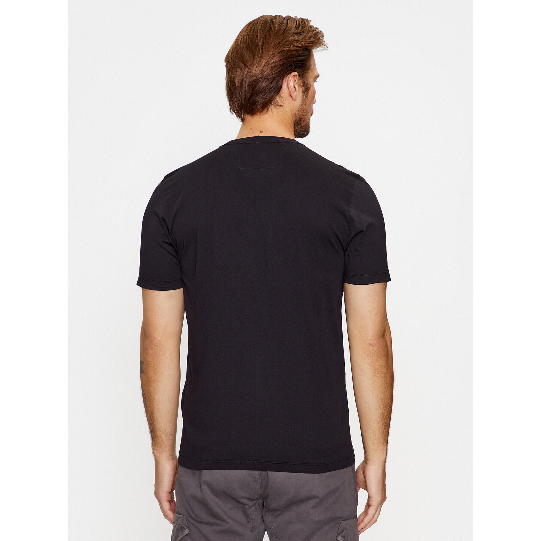 C.P. Company Тишърт 15CMTS238A 005100W Черен Regular Fit - Pepit.bg