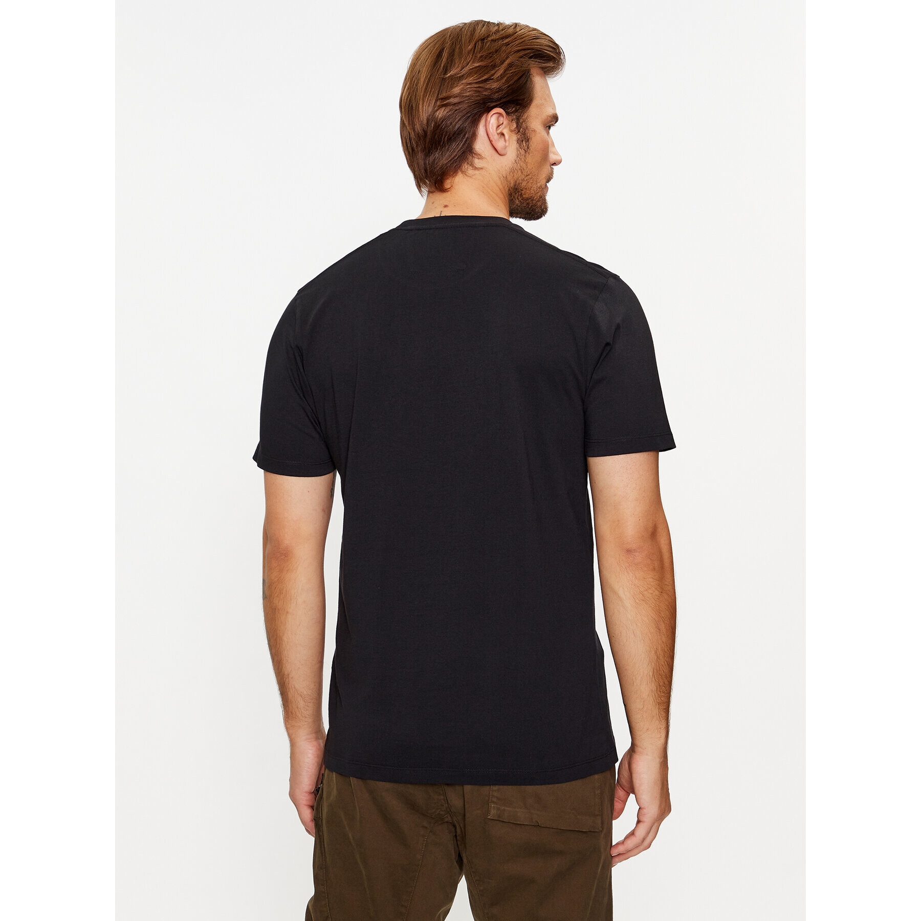 C.P. Company Тишърт 15CMTS242A 006586W Черен Regular Fit - Pepit.bg