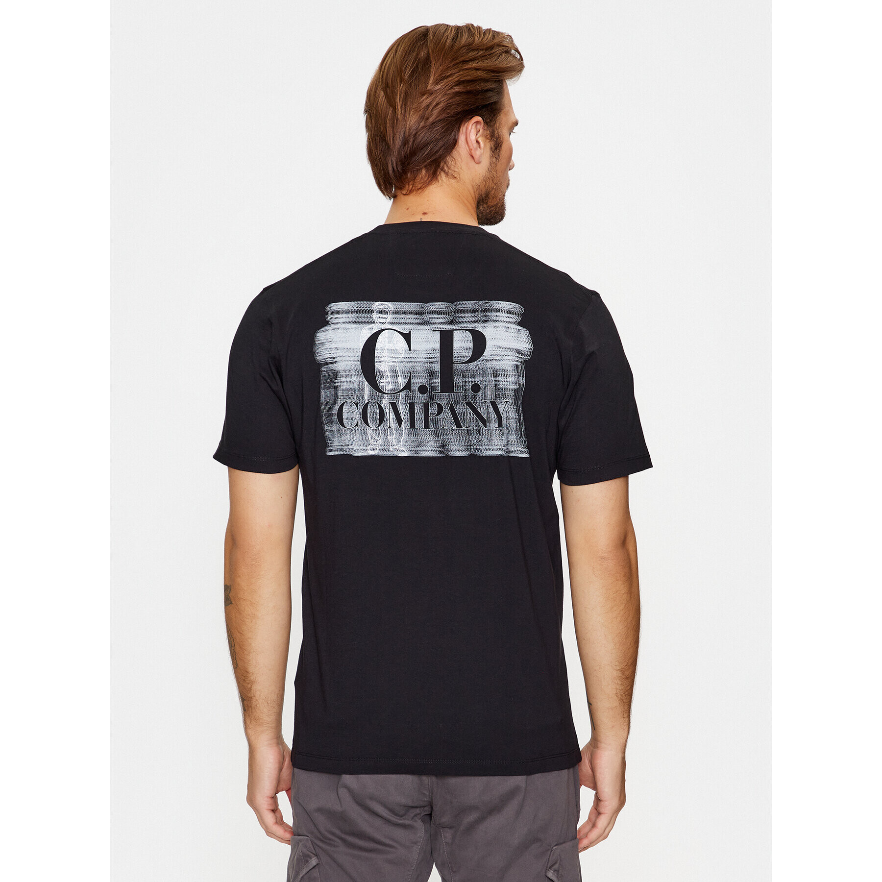 C.P. Company Тишърт 15CMTS243A006586W Черен Regular Fit - Pepit.bg