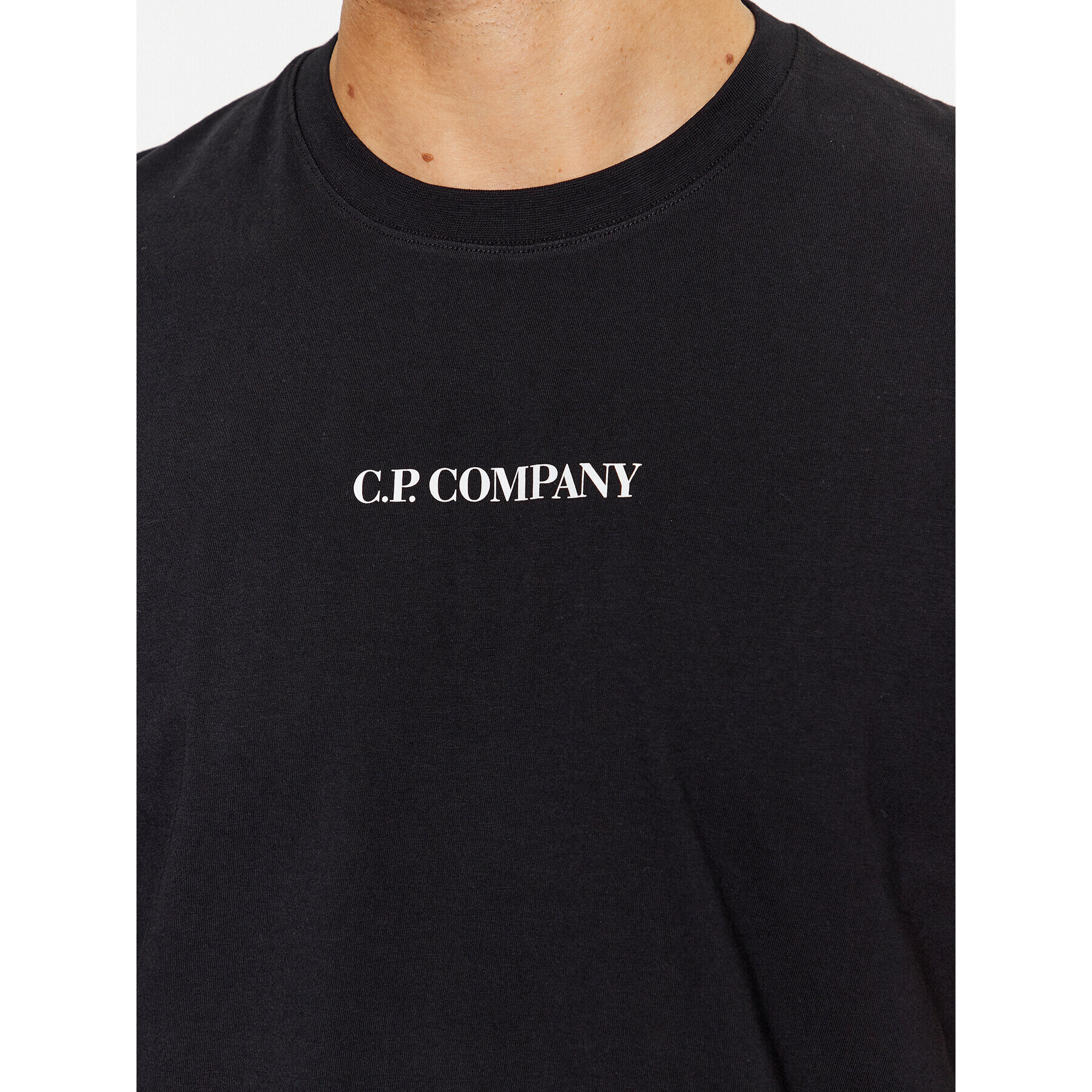 C.P. Company Тишърт 15CMTS243A006586W Черен Regular Fit - Pepit.bg
