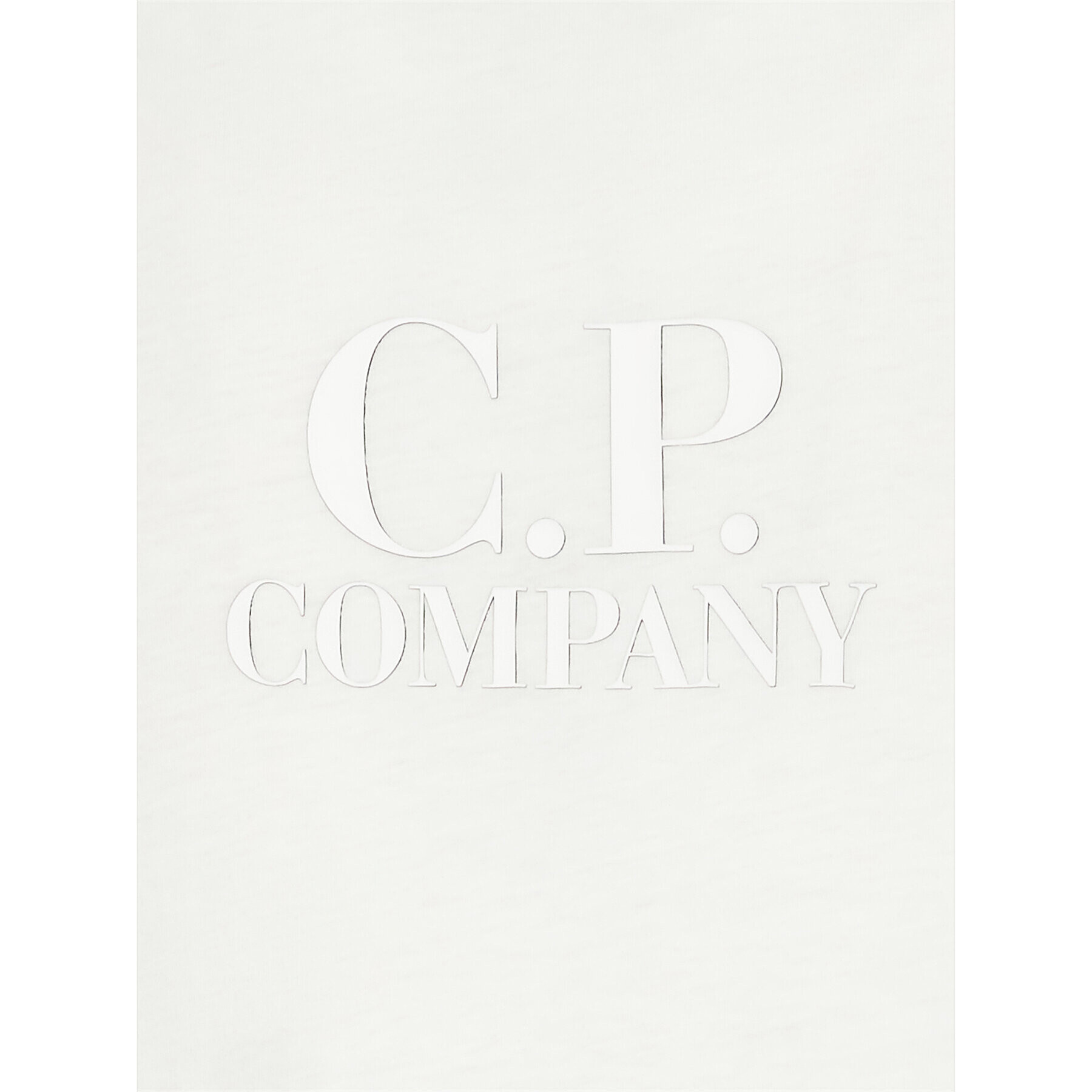 C.P. Company Тишърт 30/1 13CMTS119A 005100W Бял Regular Fit - Pepit.bg