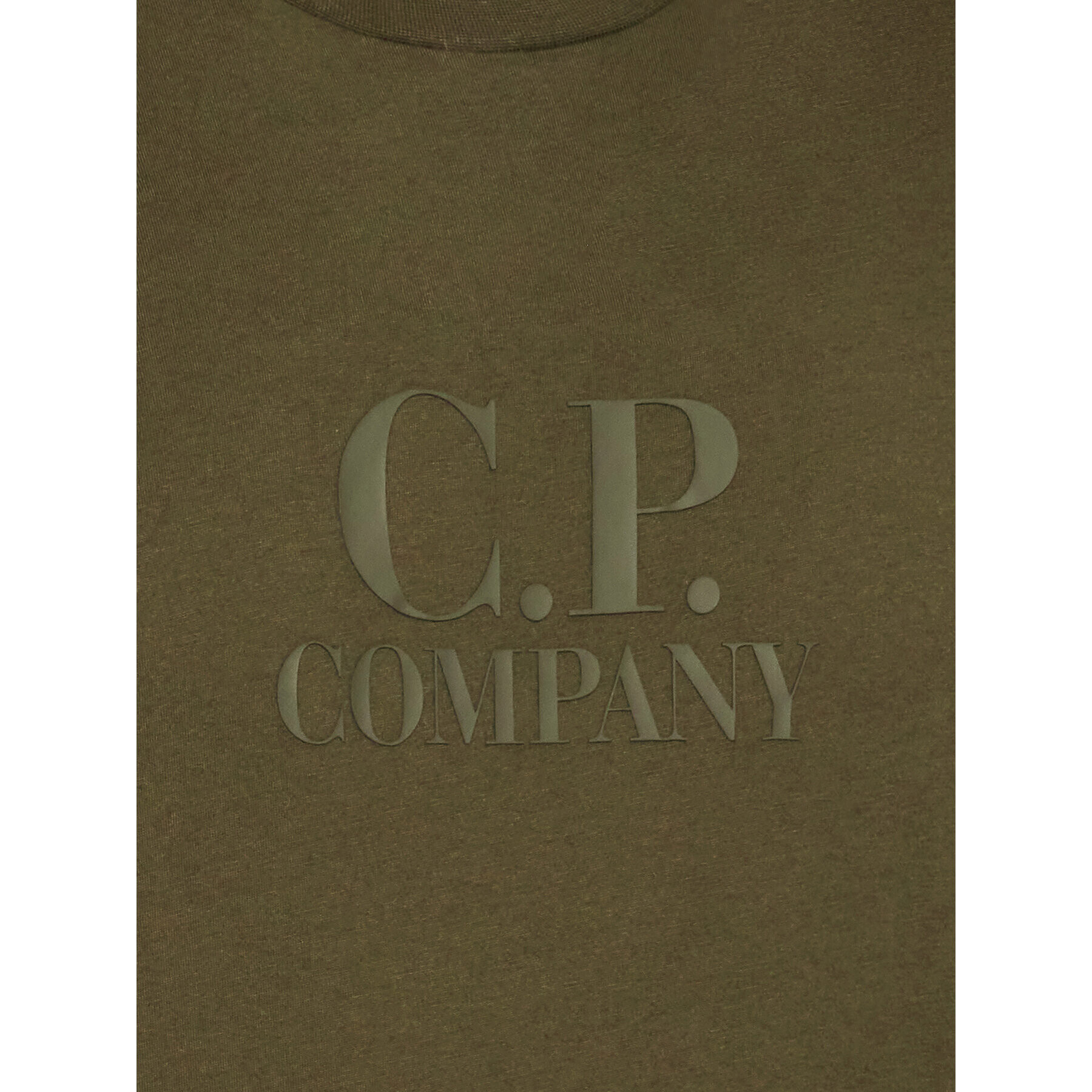 C.P. Company Тишърт 30/1 13CMTS119A 005100W Зелен Regular Fit - Pepit.bg
