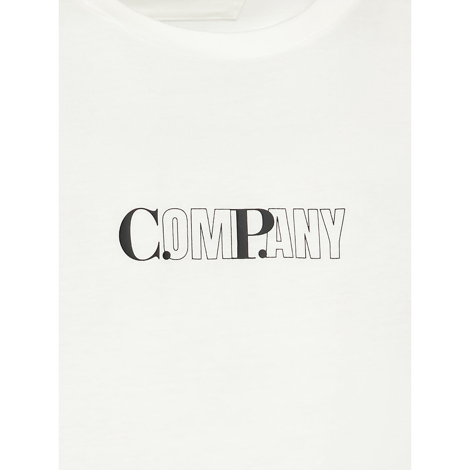 C.P. Company Тишърт 30/1 13CMTS144A 005100W Бял Regular Fit - Pepit.bg