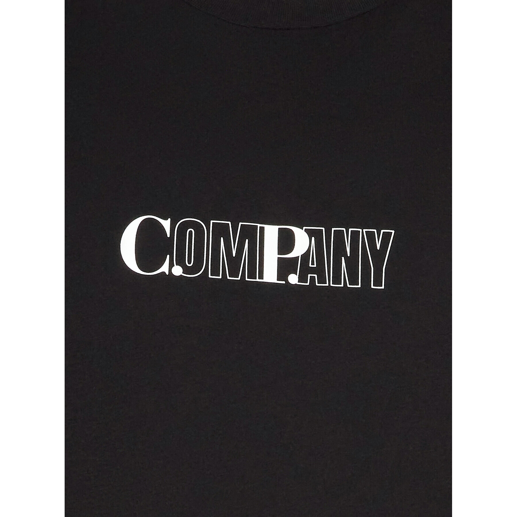 C.P. Company Тишърт 30/1 13CMTS144A 005100W Черен Regular Fit - Pepit.bg