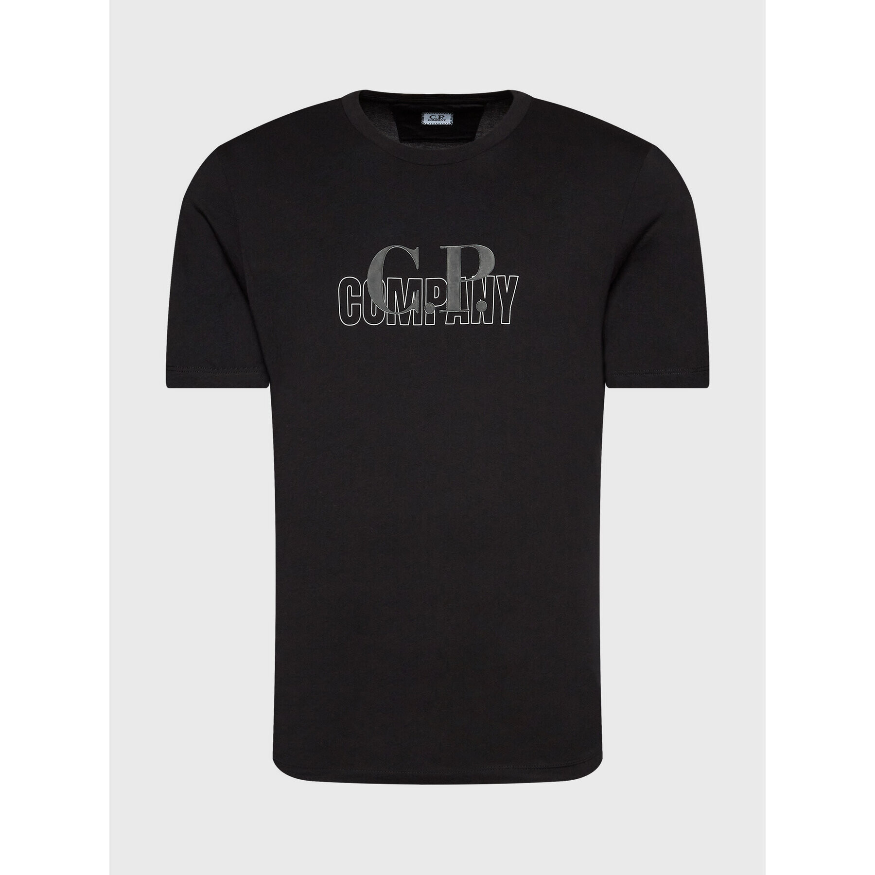 C.P. Company Тишърт Graphic Logo 13CMTS143A 005100W Черен Regular Fit - Pepit.bg
