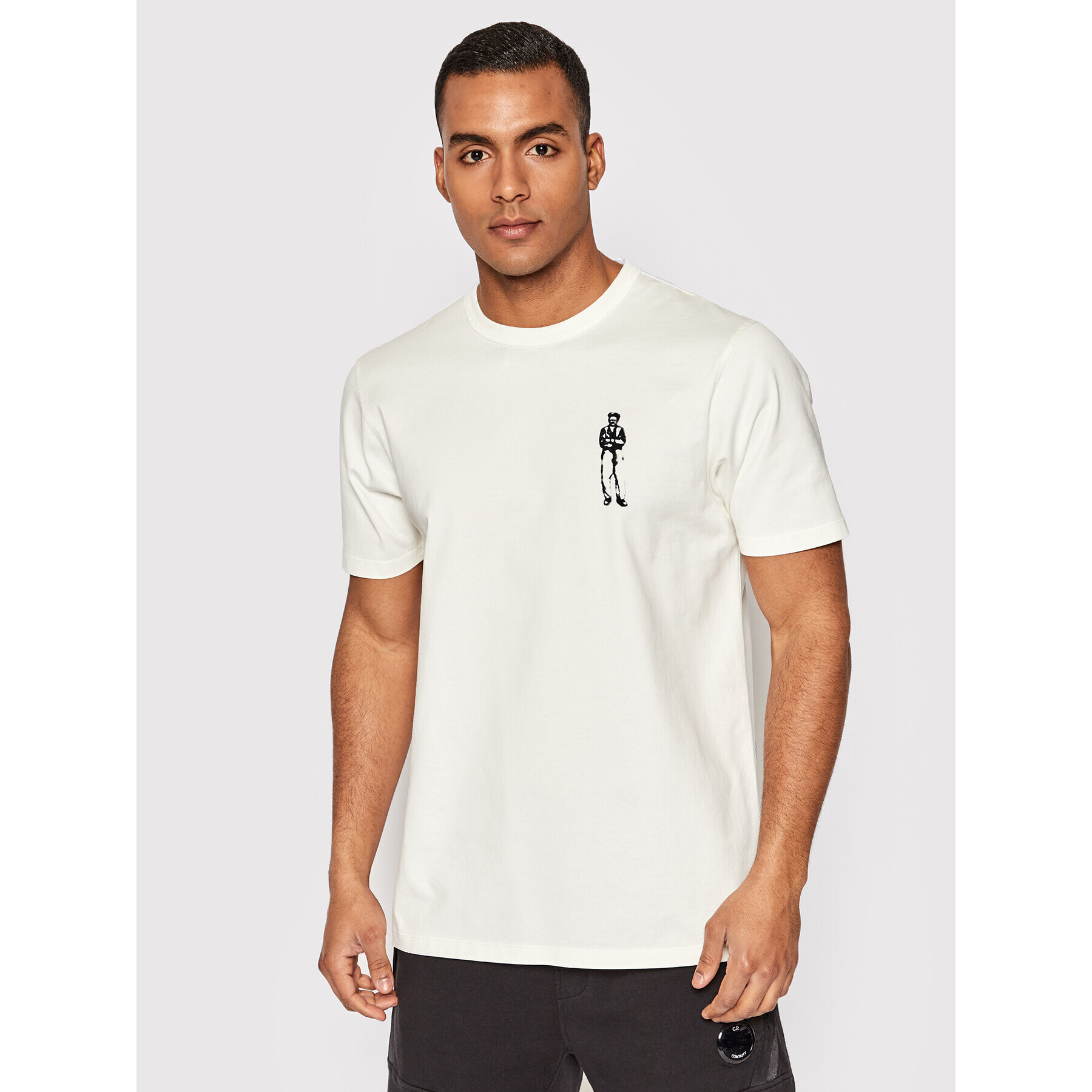 C.P. Company Тишърт Sailor 12CMTS198A 006203W Бял Regular Fit - Pepit.bg