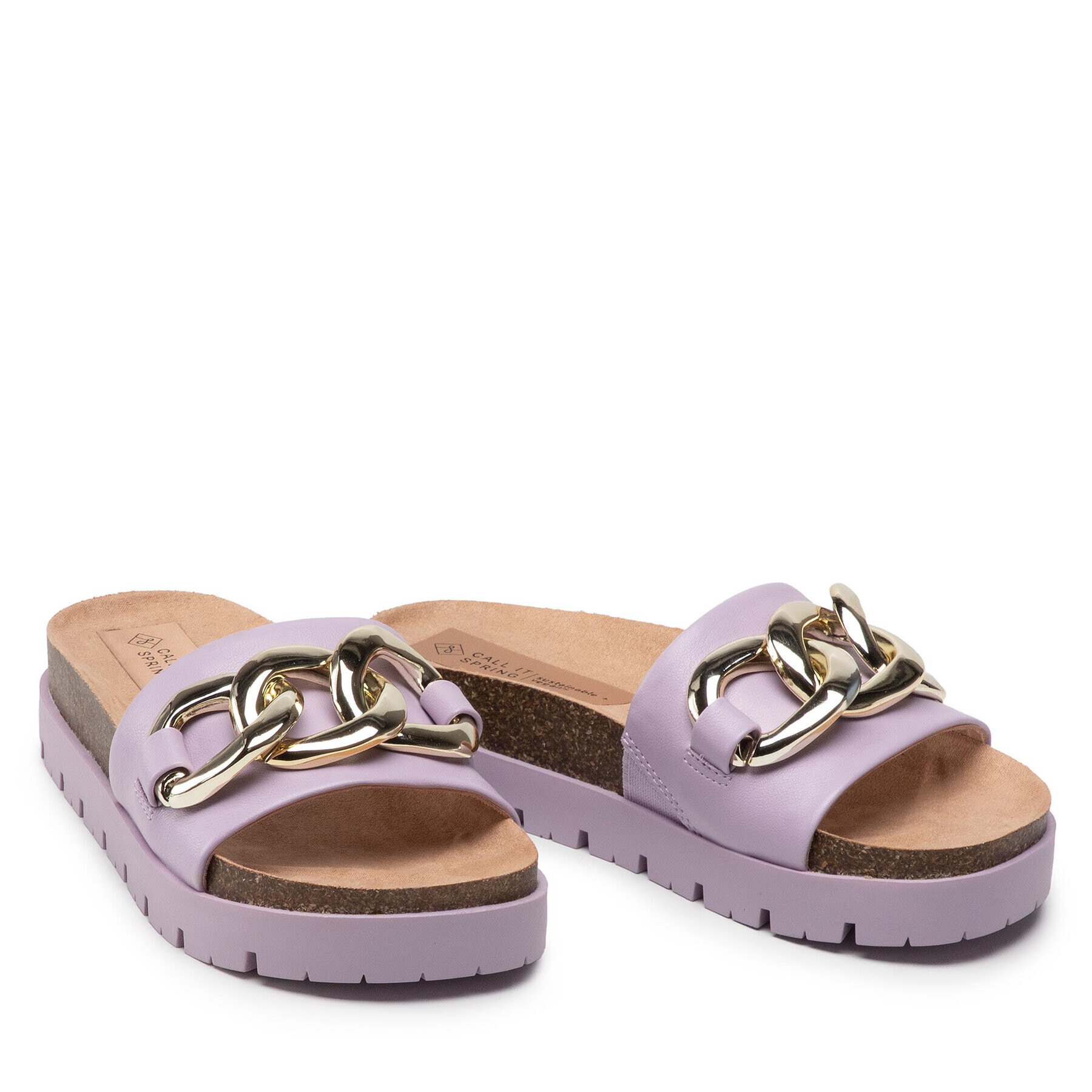 Call It Spring Чехли Chiaraa 16176023 Виолетов - Pepit.bg