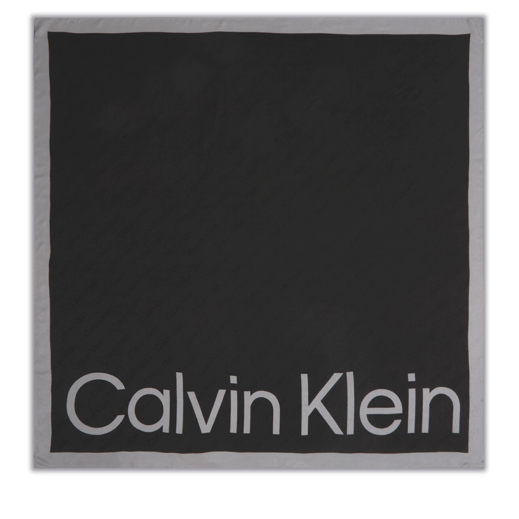 Calvin Klein Бандана Aop Logo Jaquard Scarf 130X130 K60K611125 Черен - Pepit.bg