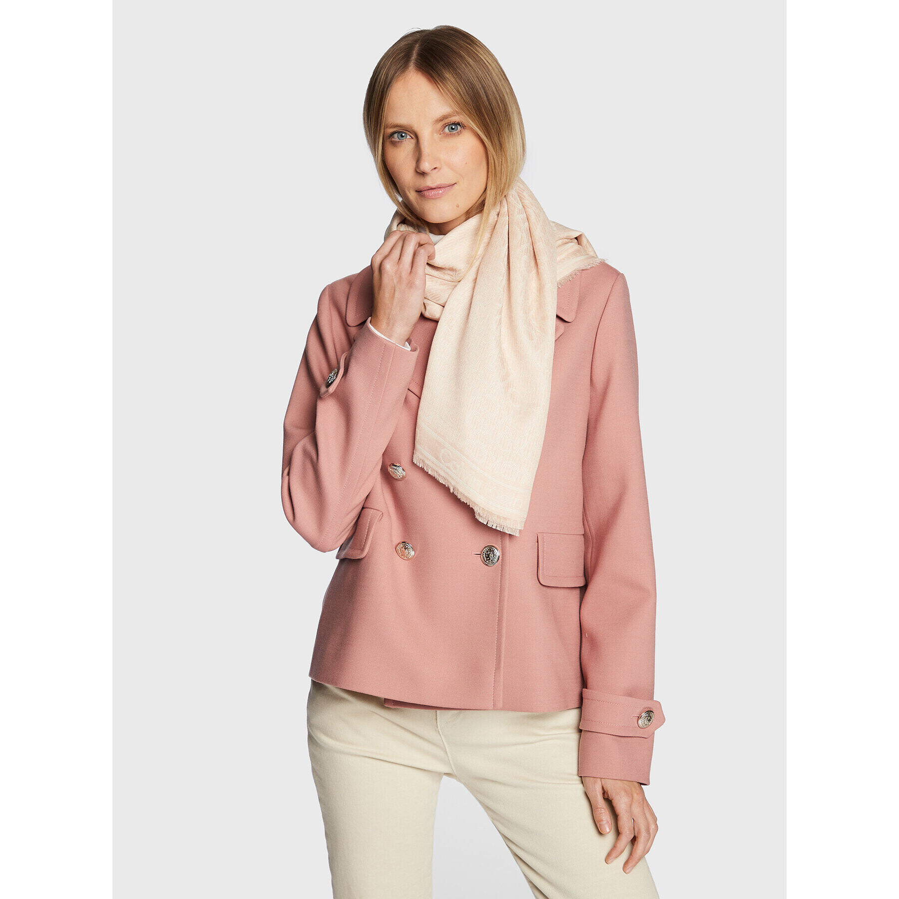 Calvin Klein Бандана Monogram K60K608779 Розов - Pepit.bg