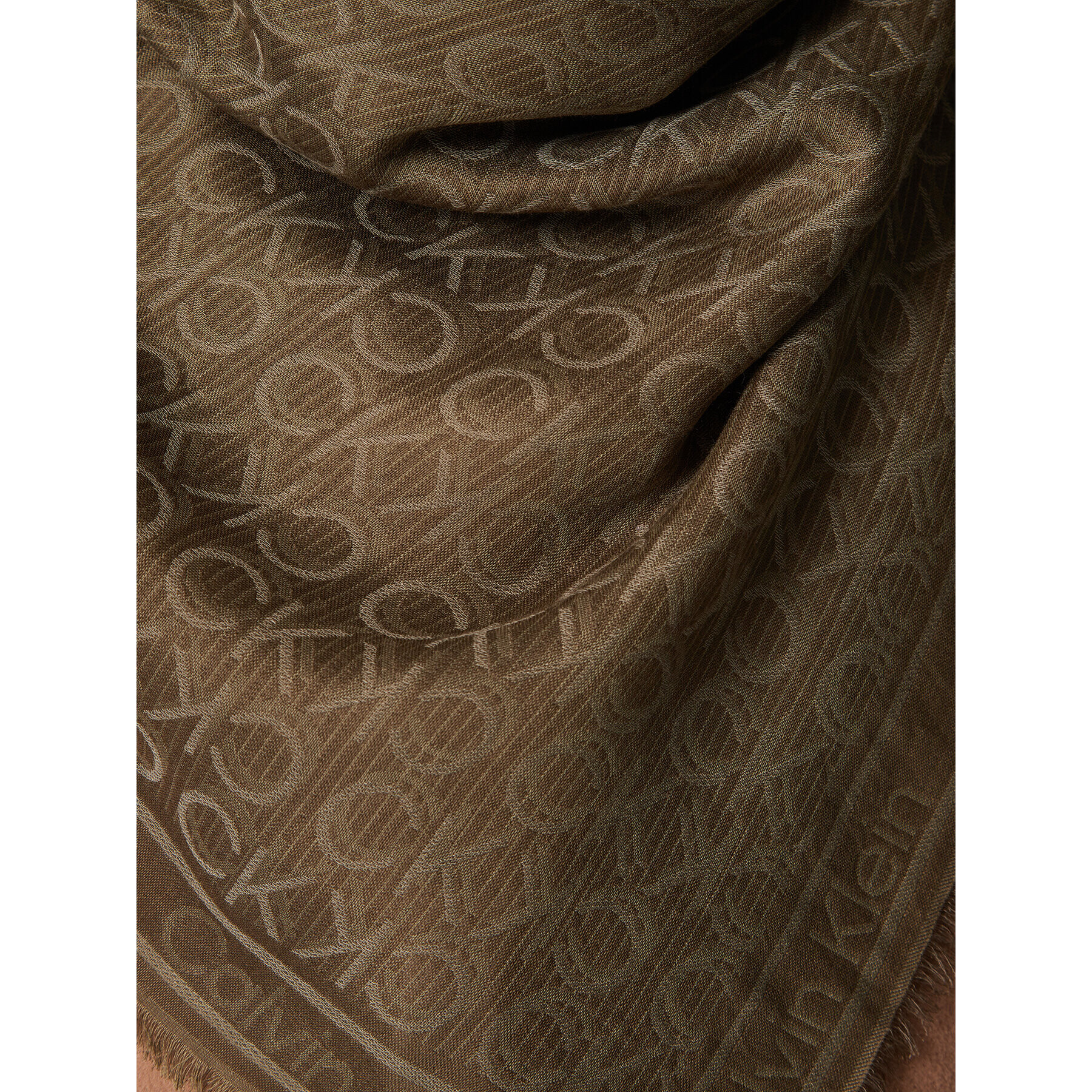 Calvin Klein Бандана Monogram K60K608779 Зелен - Pepit.bg