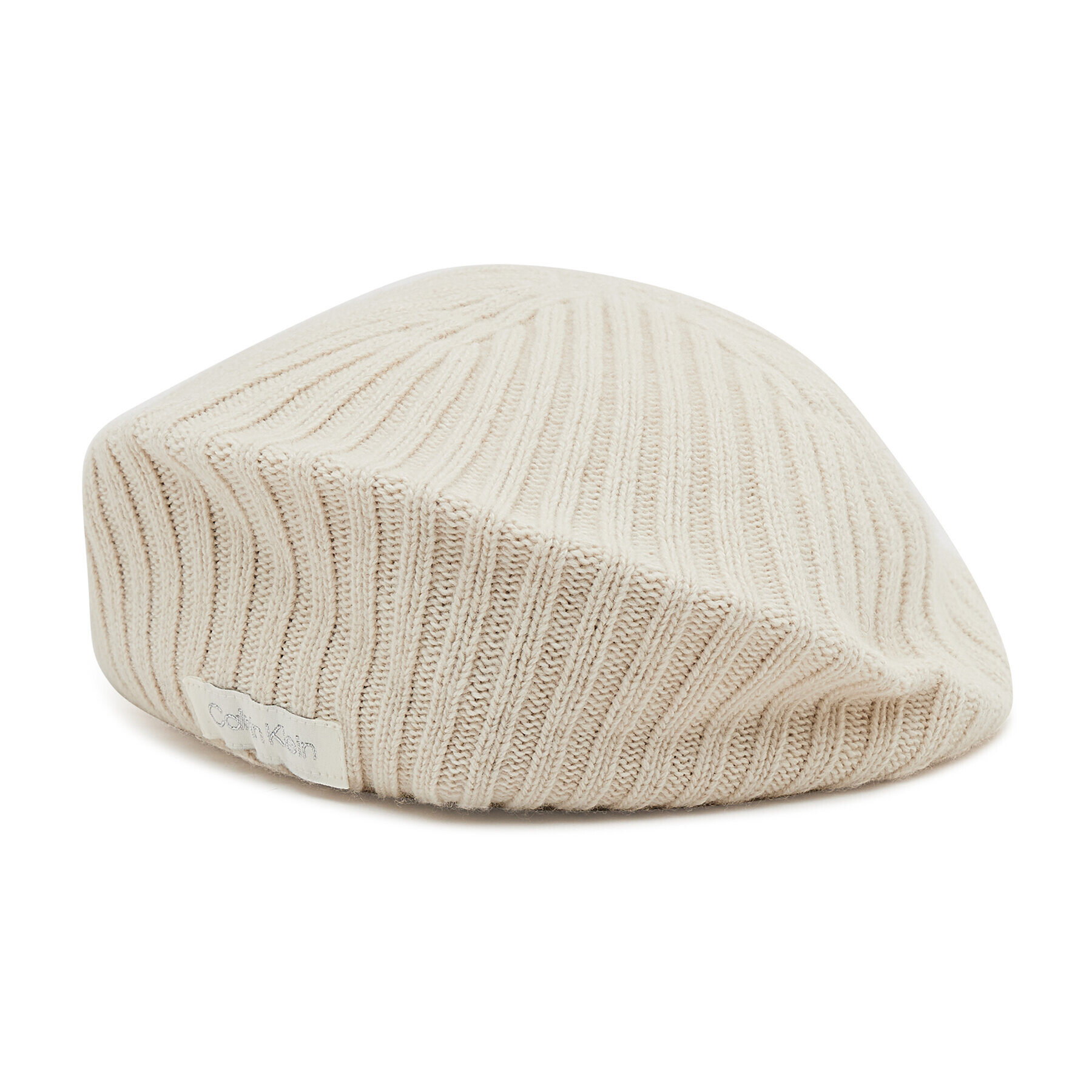 Calvin Klein Барета Organic Ribs Beret K60K608513 Бежов - Pepit.bg