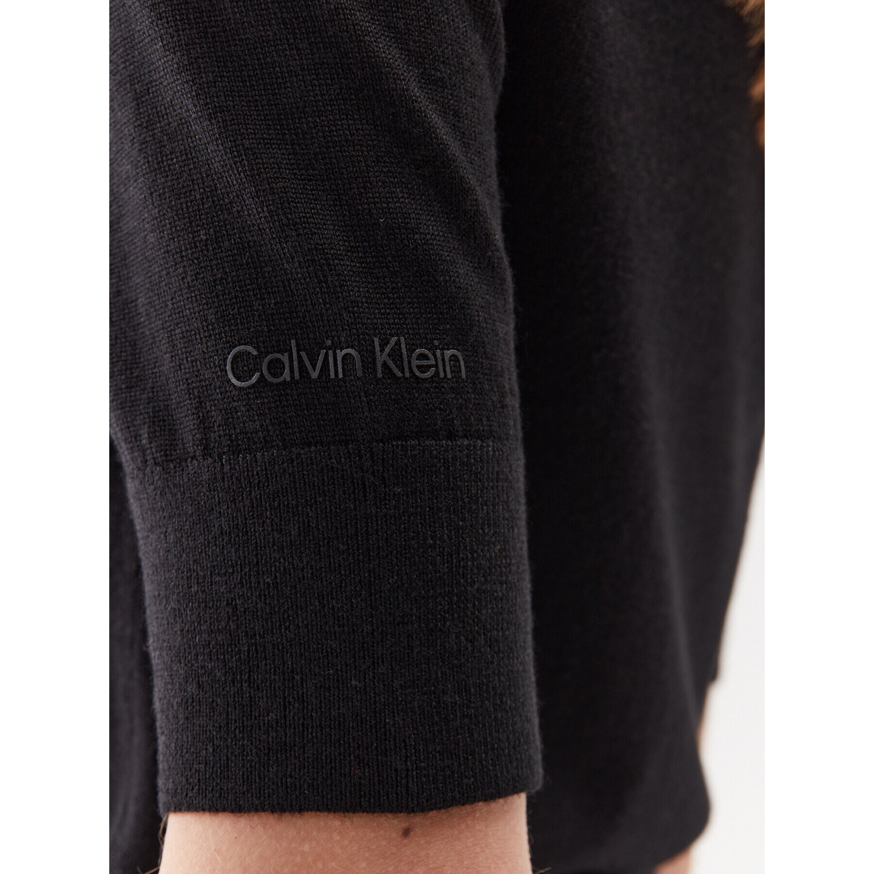 Calvin Klein Блуза K20K205735 Черен Slim Fit - Pepit.bg