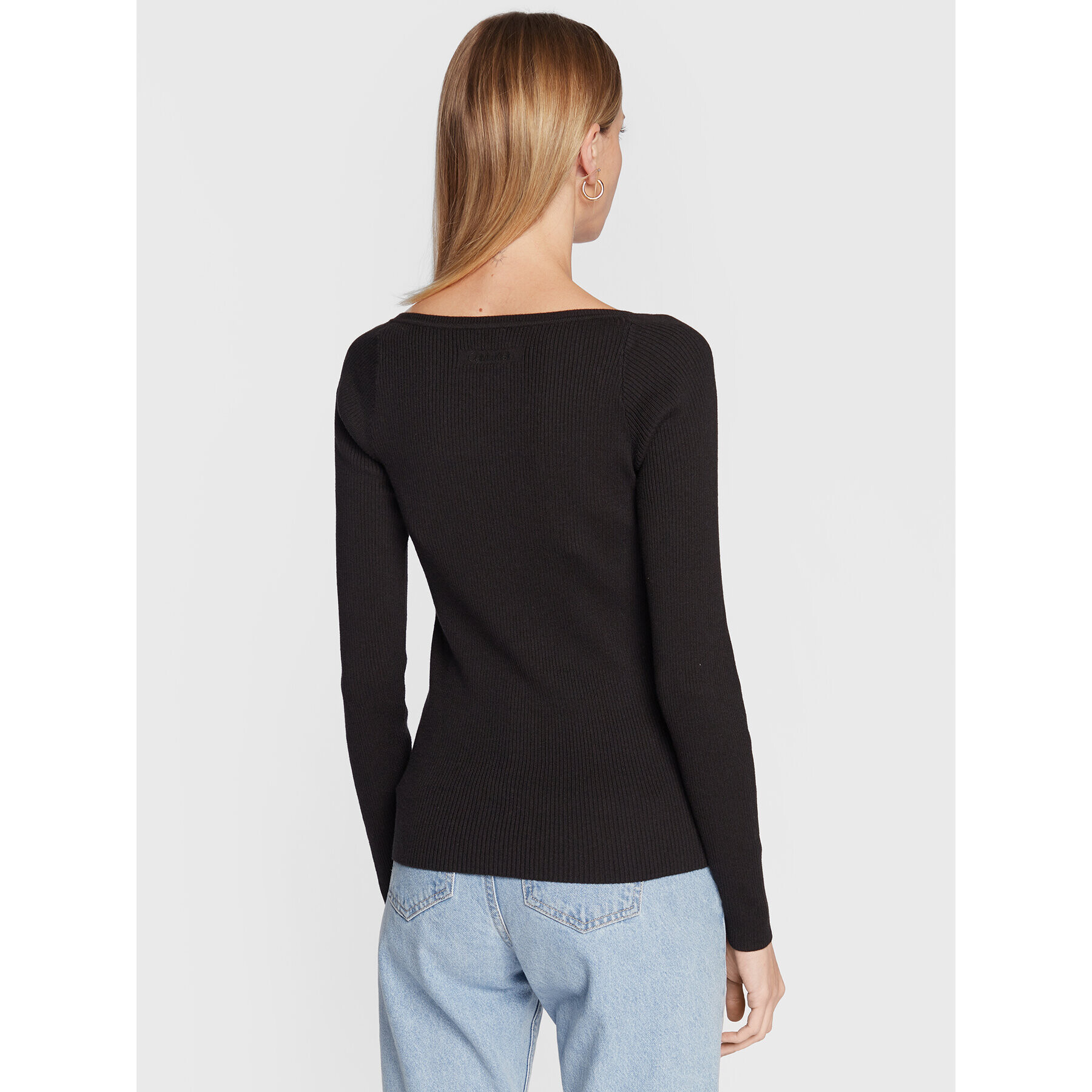 Calvin Klein Блуза Square K20K205096 Черен Slim Fit - Pepit.bg