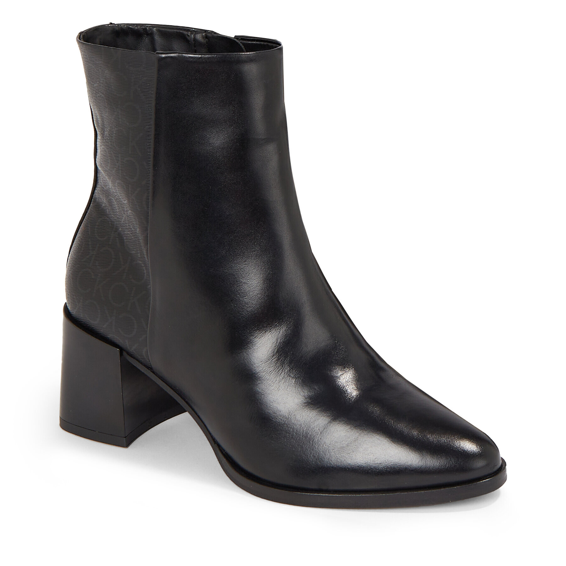 Calvin Klein Боти Almond Ankle Boot 55 - Epi Mn Mx HW0HW01701 Черен - Pepit.bg