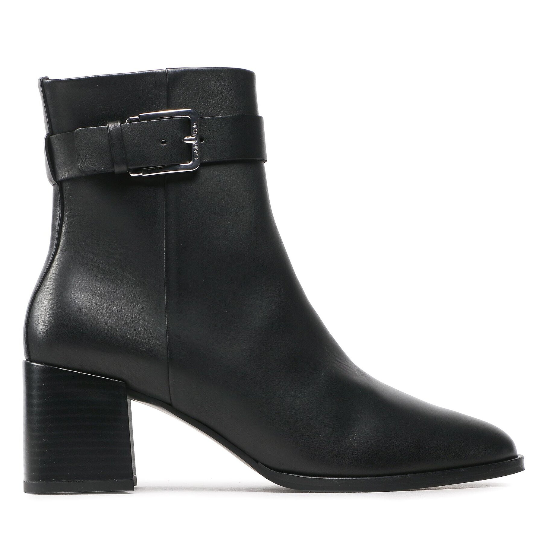 Calvin Klein Боти Almond Ankle Boot W Hw 55-Lth HW0HW01247 Черен - Pepit.bg