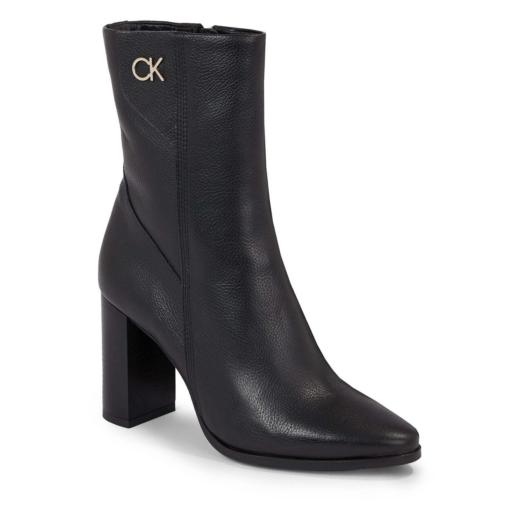 Calvin Klein Боти Cup Heel Ankle Boot W/Hw 80 HW0HW01750 Черен - Pepit.bg