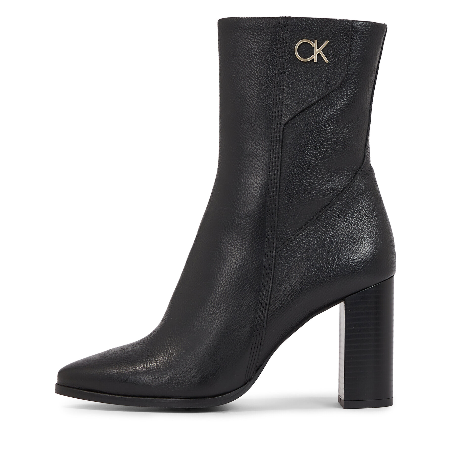 Calvin Klein Боти Cup Heel Ankle Boot W/Hw 80 HW0HW01750 Черен - Pepit.bg