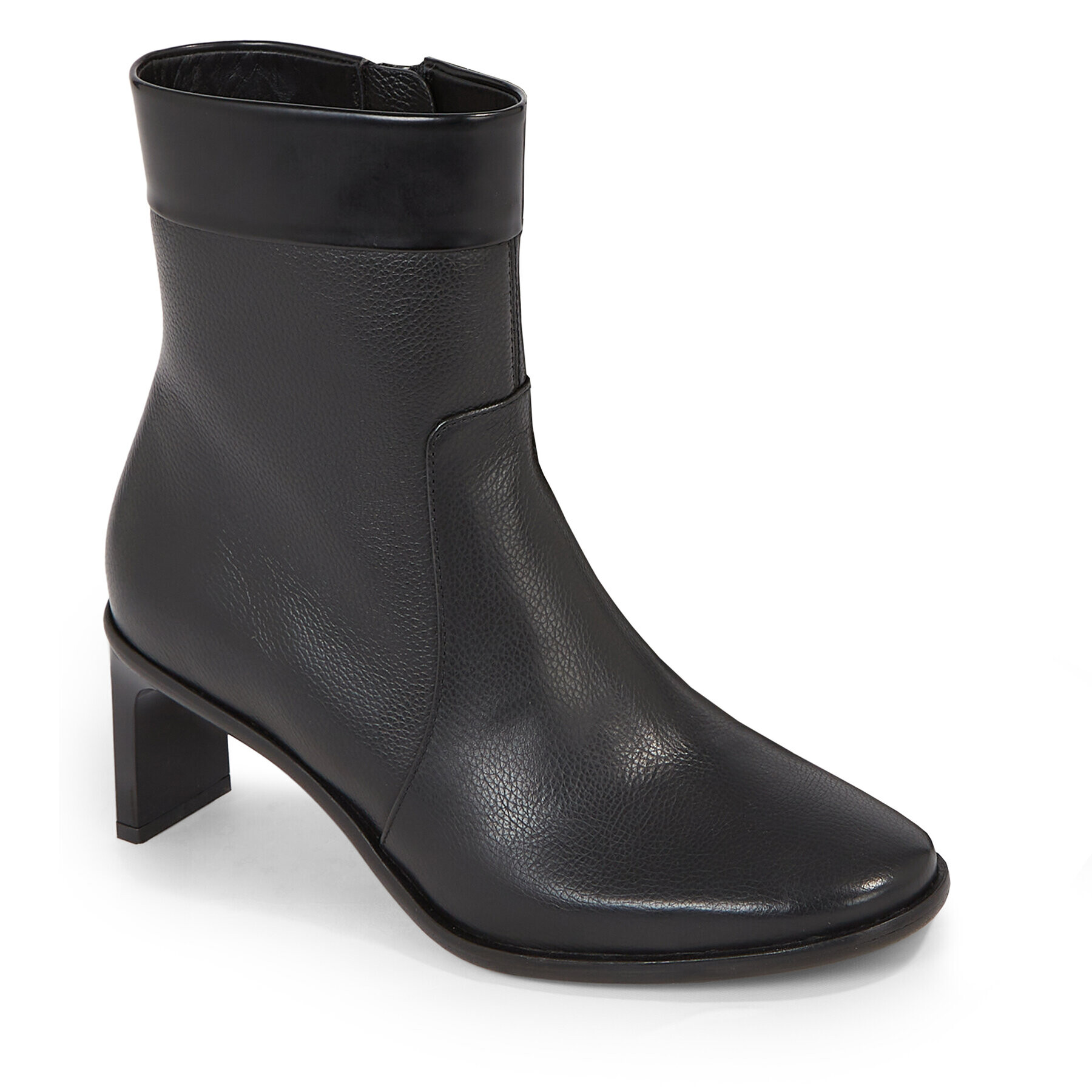 Calvin Klein Боти Curved Stil Ankle Boot 55 HW0HW01889 Черен - Pepit.bg