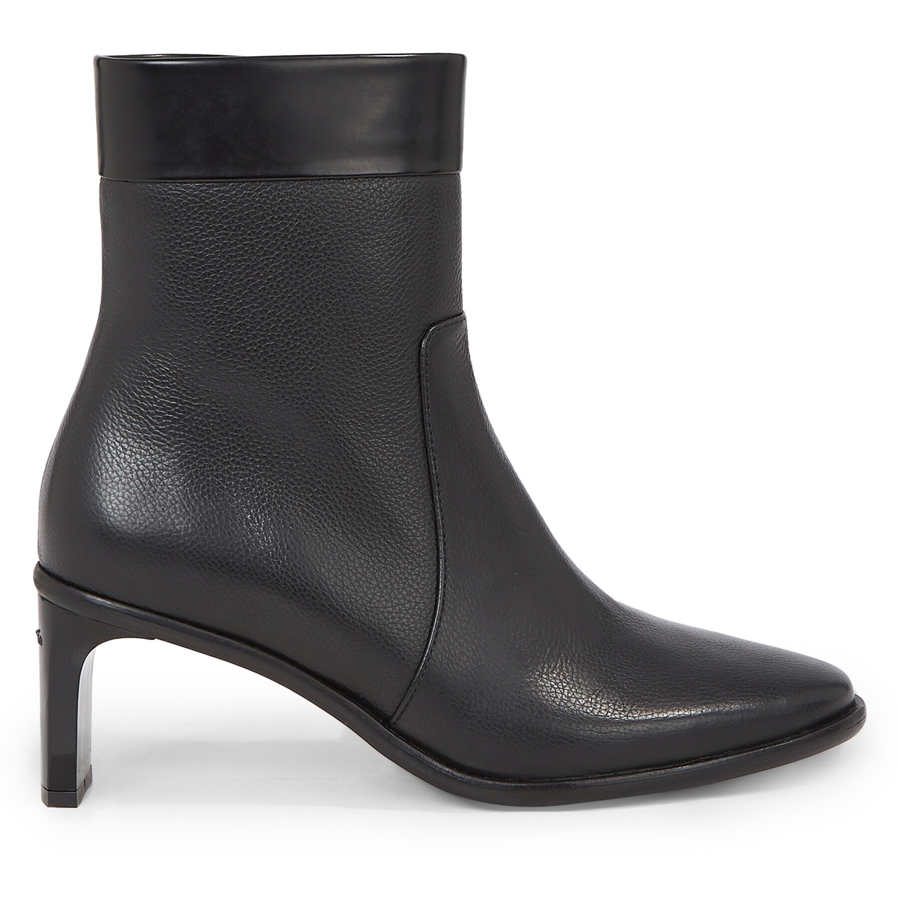 Calvin Klein Боти Curved Stil Ankle Boot 55 HW0HW01889 Черен - Pepit.bg