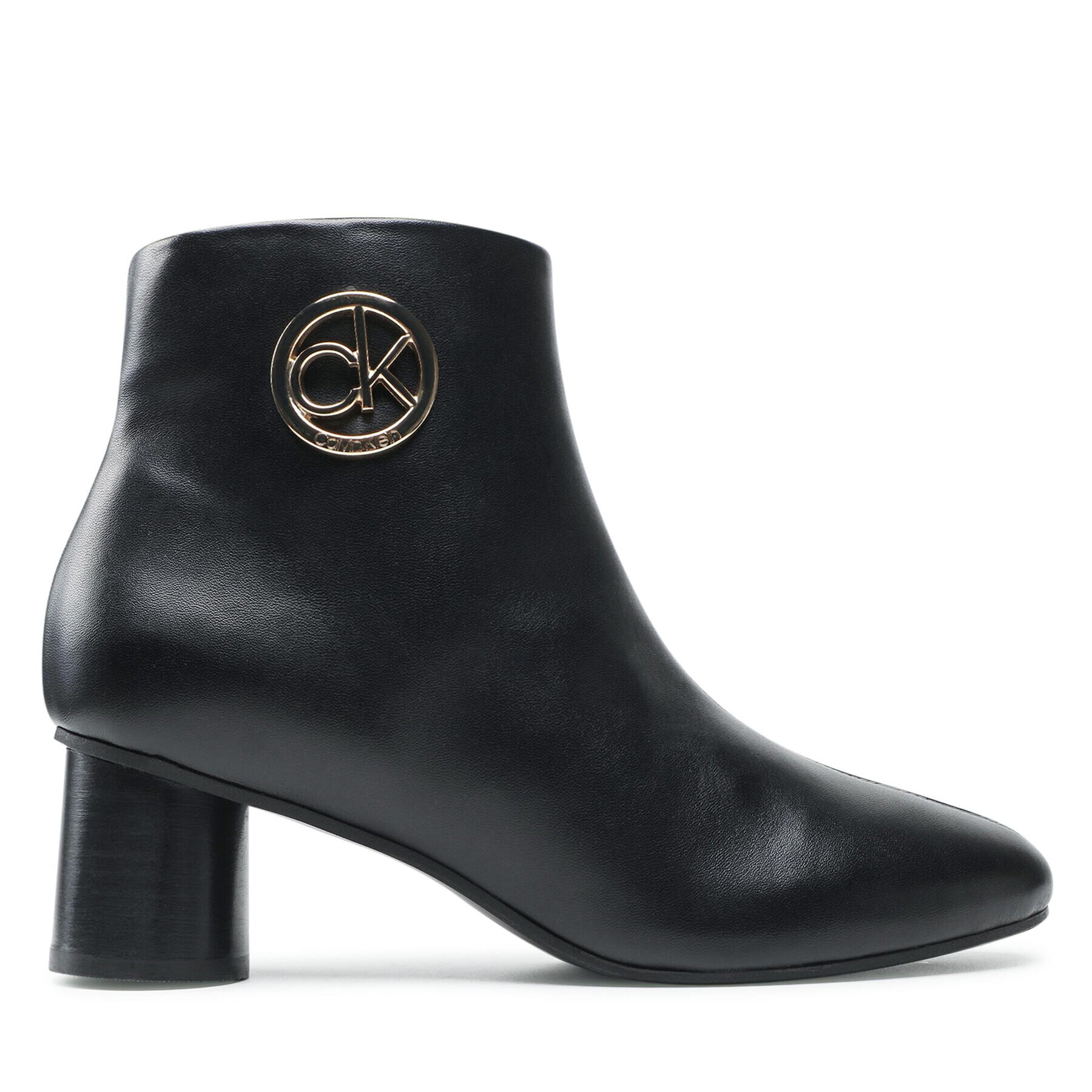 Calvin Klein Боти Cylinder Ankle Boot 50 HW0HW00585 Черен - Pepit.bg