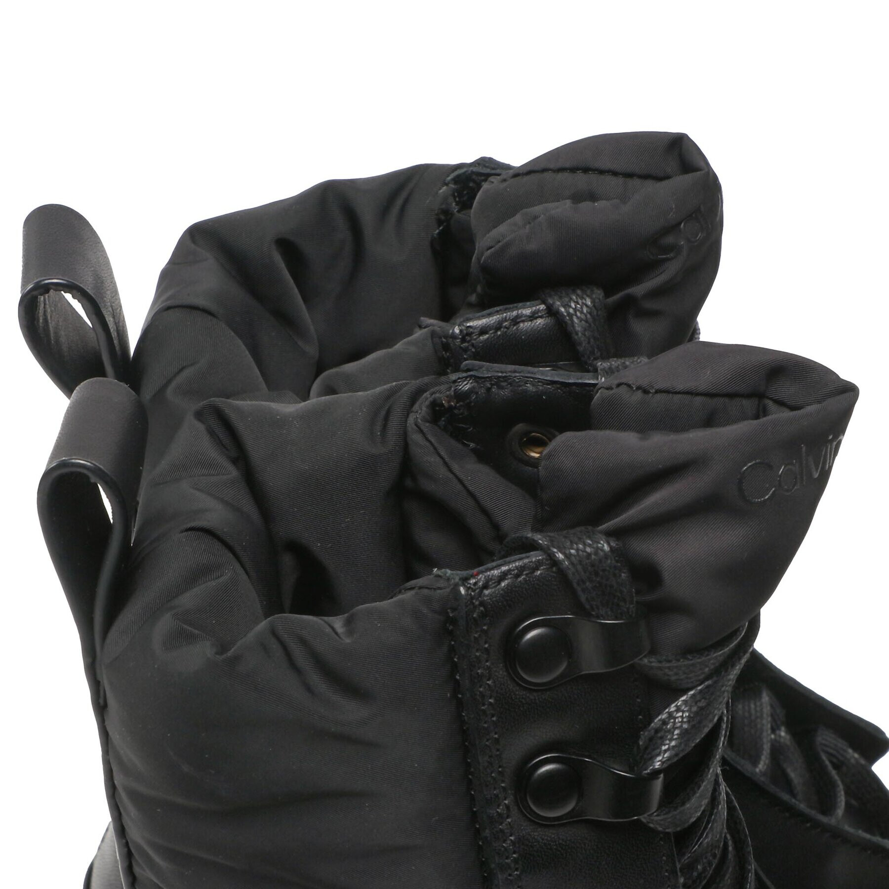 Calvin Klein Боти Padded Nylon Combat Boot HW0HW01263 Черен - Pepit.bg