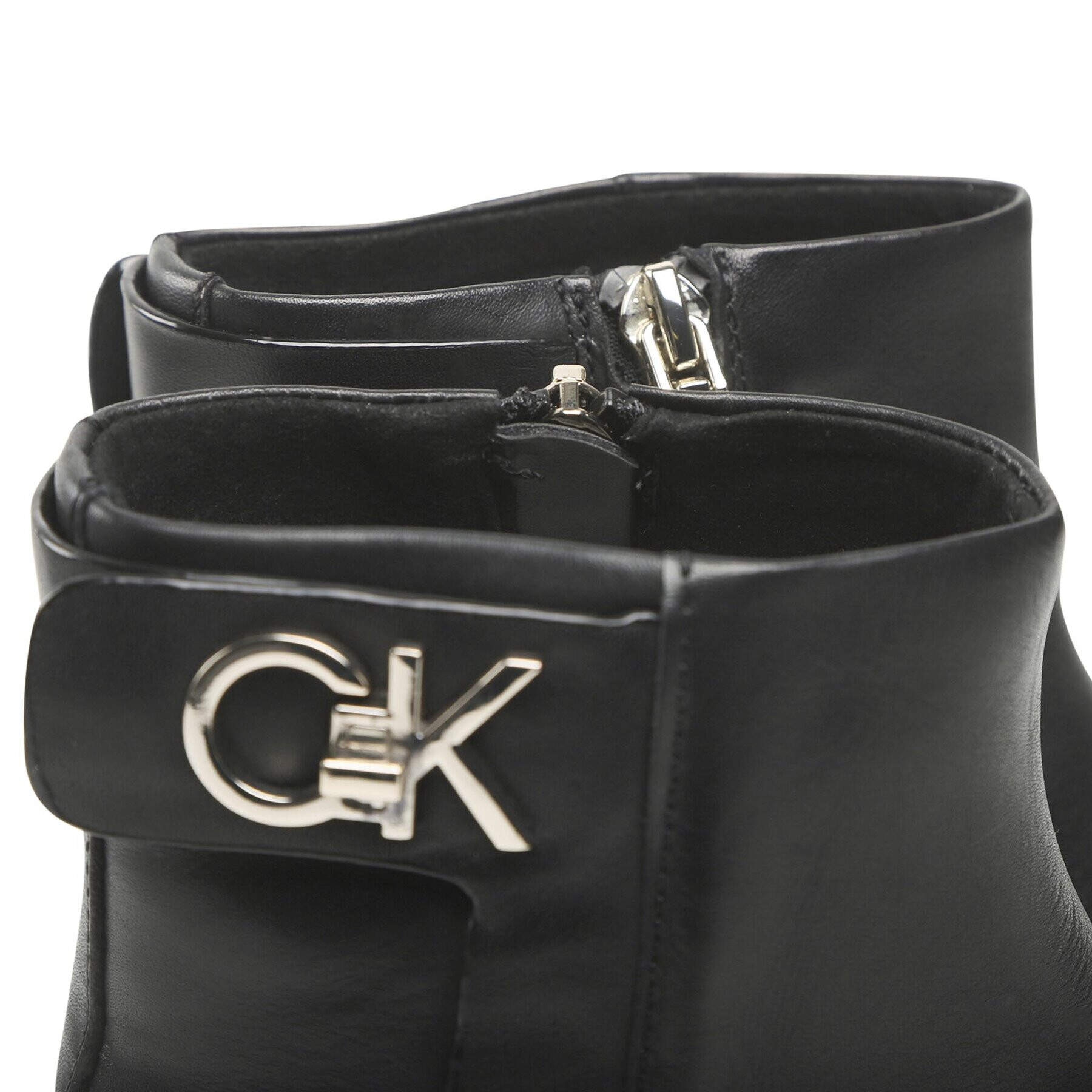 Calvin Klein Боти Rubber Sole Ankle Boot HW0HW01258 Черен - Pepit.bg