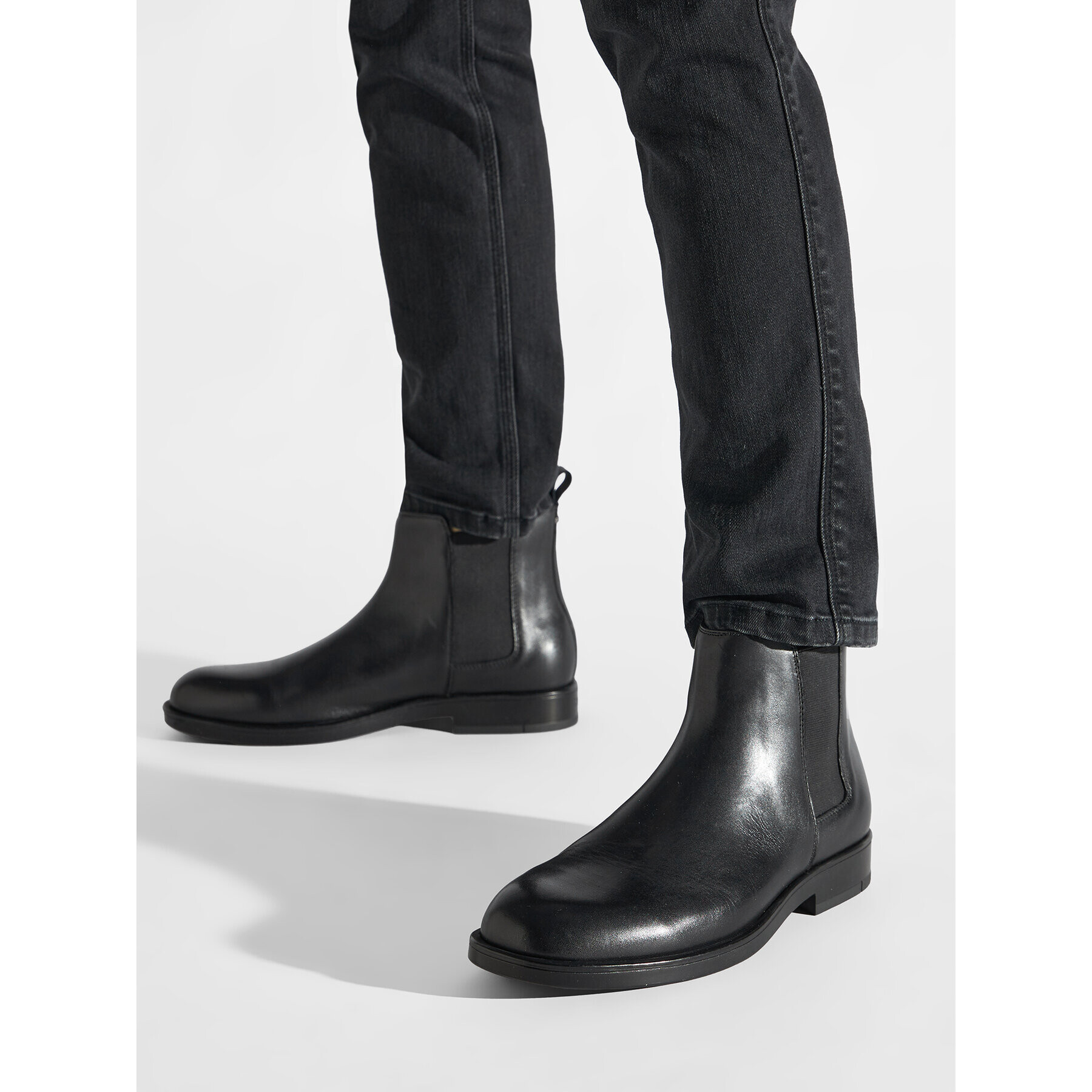 Calvin Klein Боти тип челси Chelsea Boot HM0HM00670 Черен - Pepit.bg