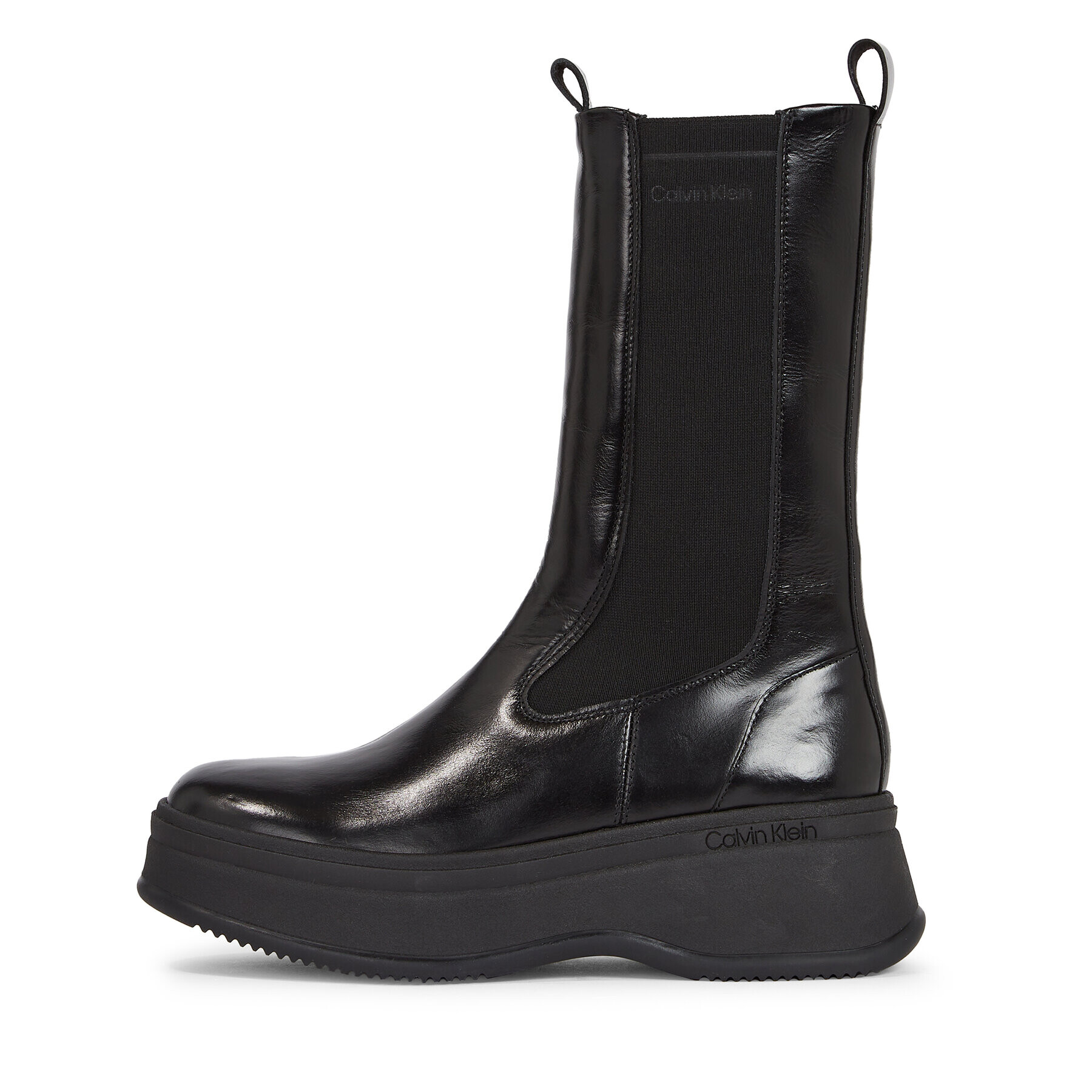 Calvin Klein Боти тип челси Pitched Chelsea Boot HW0HW01686 Черен - Pepit.bg